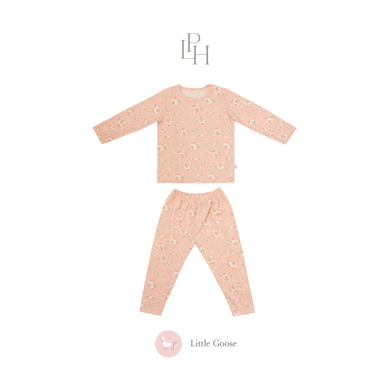 Little Wear Shoulder Button Long Set 40.0
