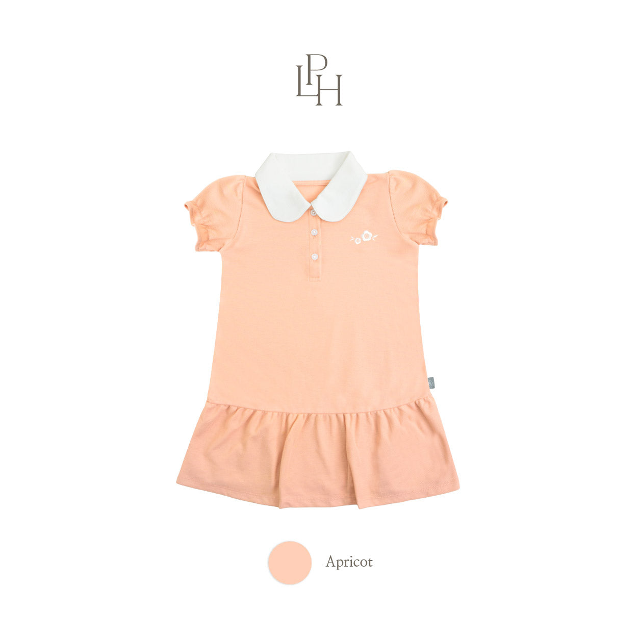 Puff Sleeve Polo Dress