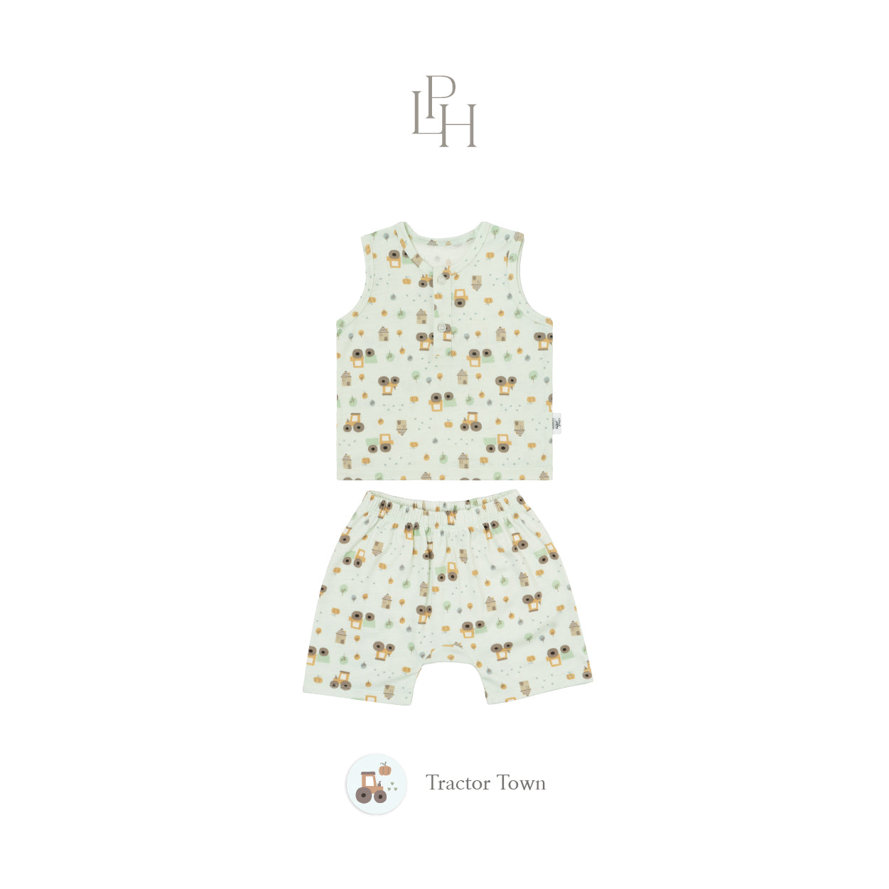 Little Wear Henley Sleeveless Set 40.0
