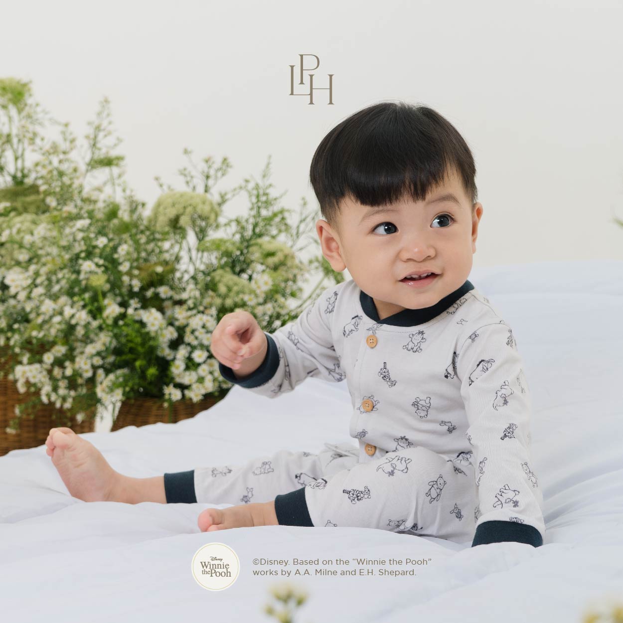 Disney Pooh Sweet Things Baby Pajamas