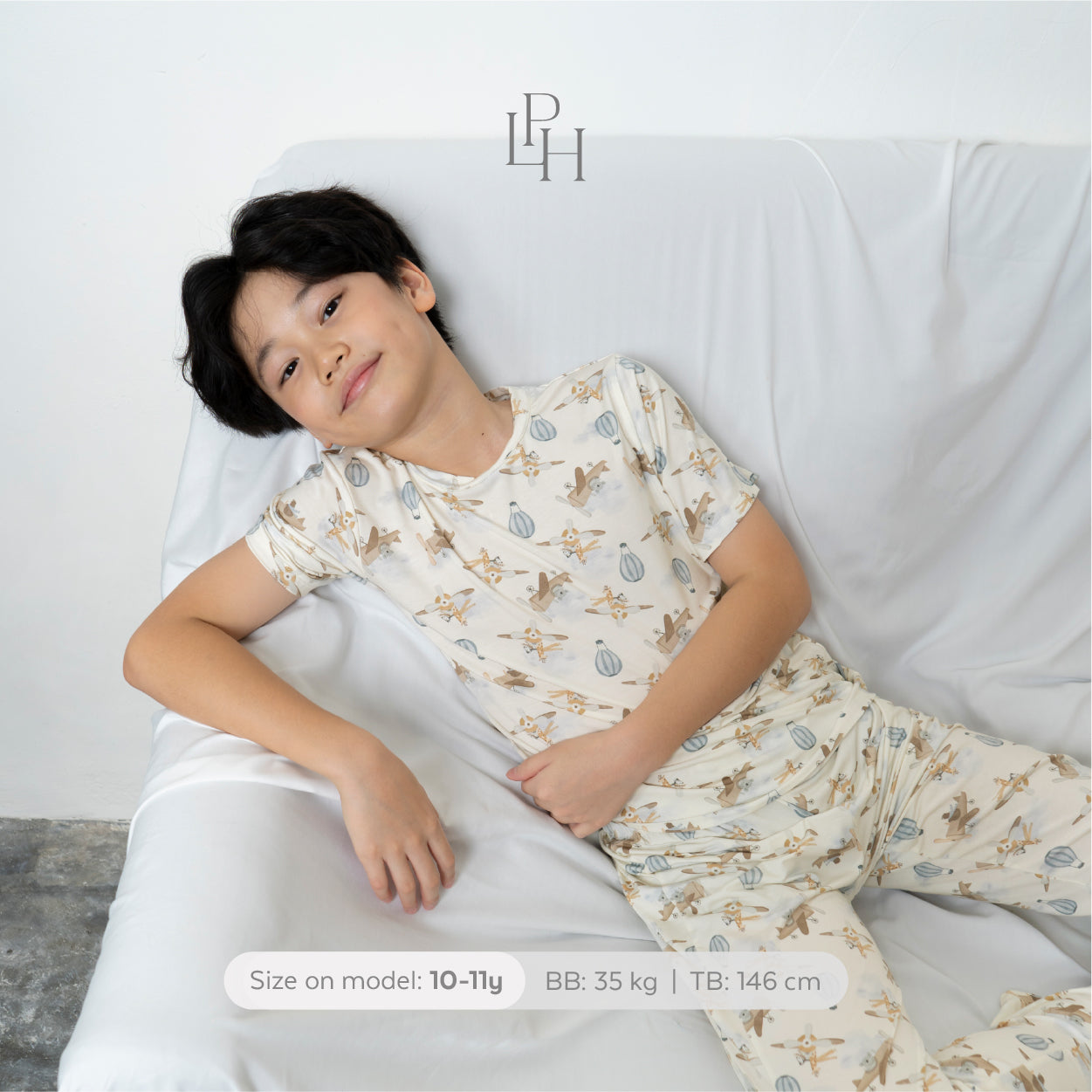 [UPSIZE] TENCEL™ Kids Short Sleeved Pajamas 1.0