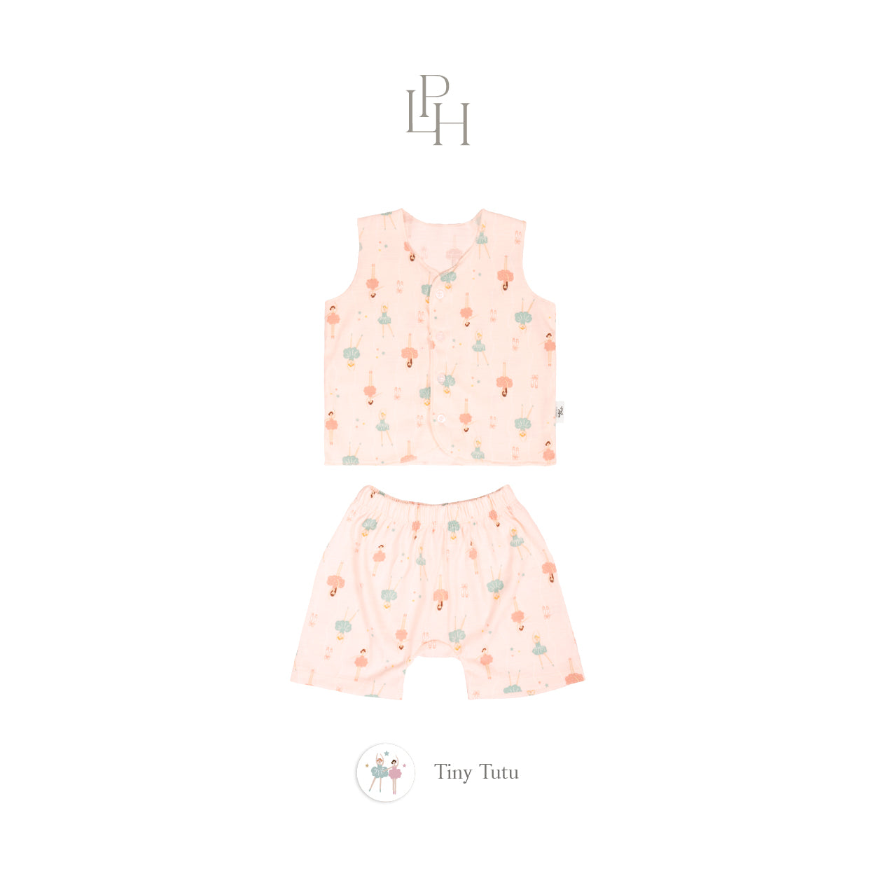 Little Wear Button Sleeveless Set 35.0