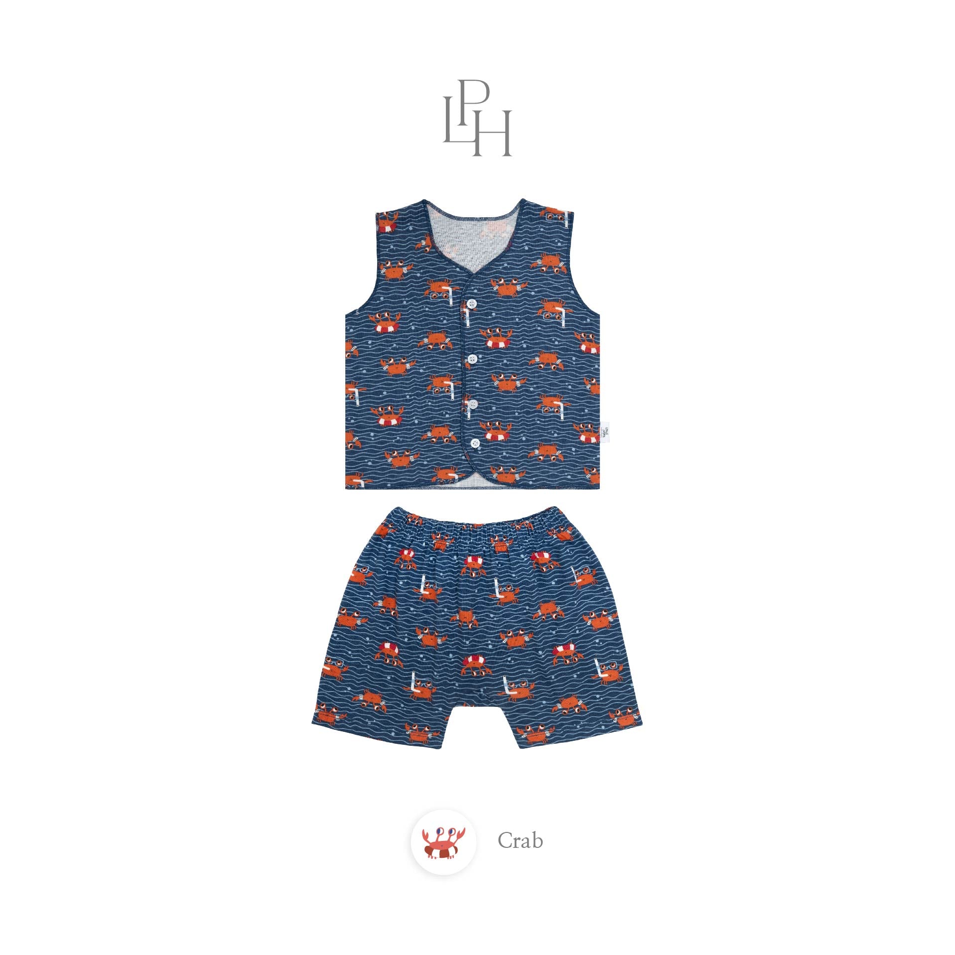 Little Wear Button Sleeveless Set 39.0