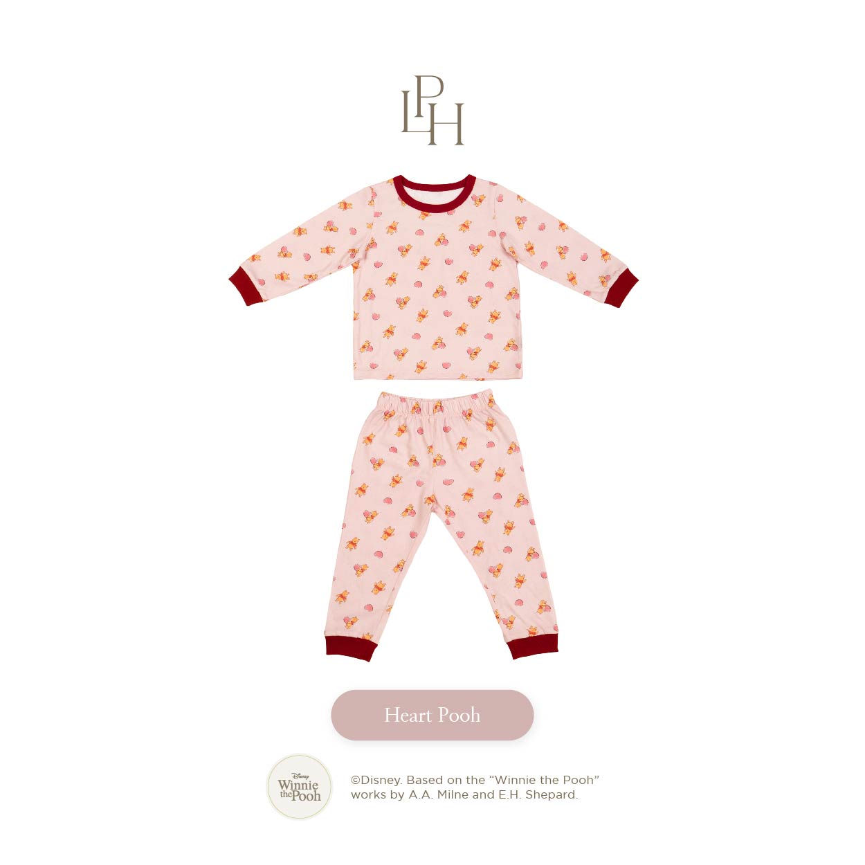 Disney Pooh Sweet Things Long Pajamas