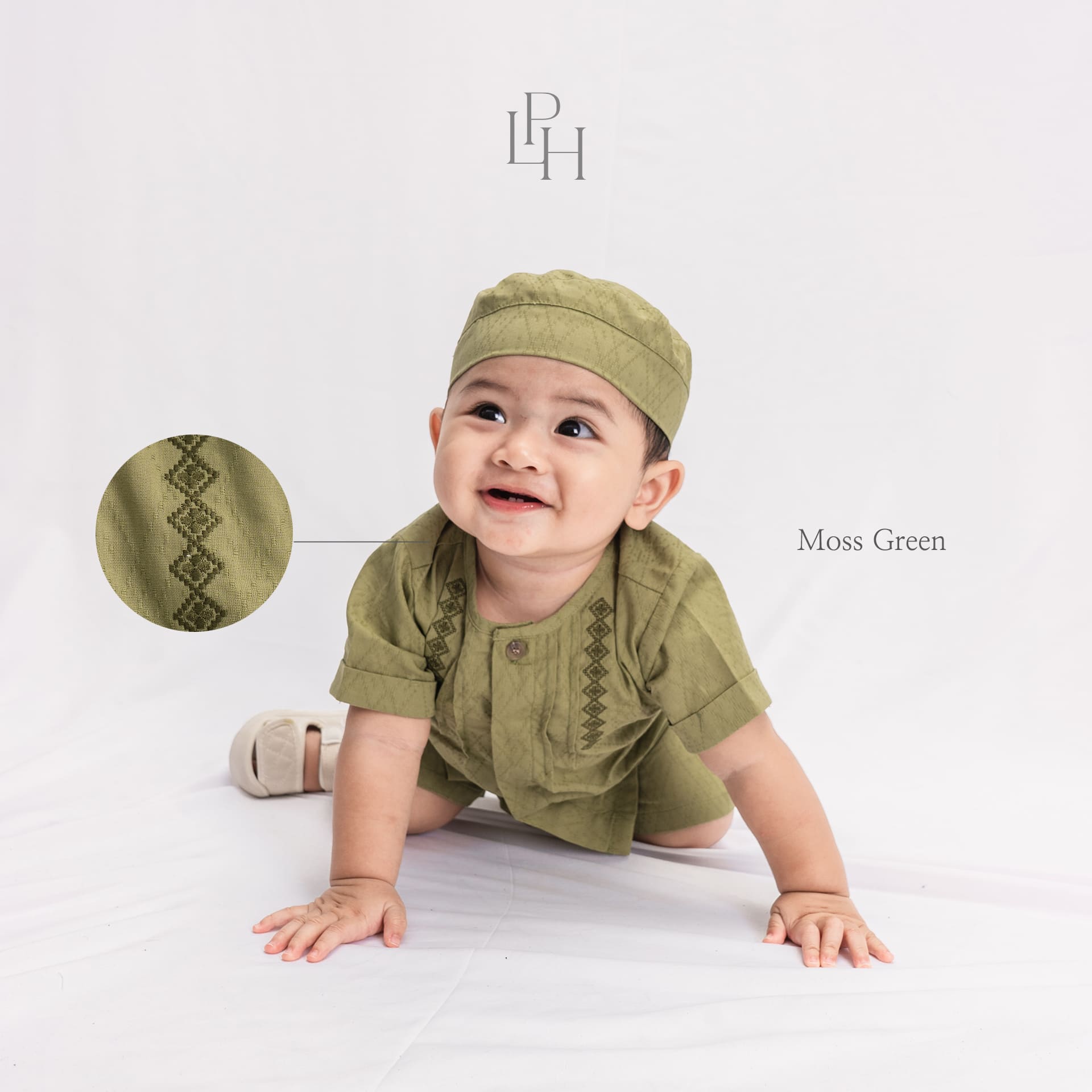 Aidan Baby Boy Set + Peci