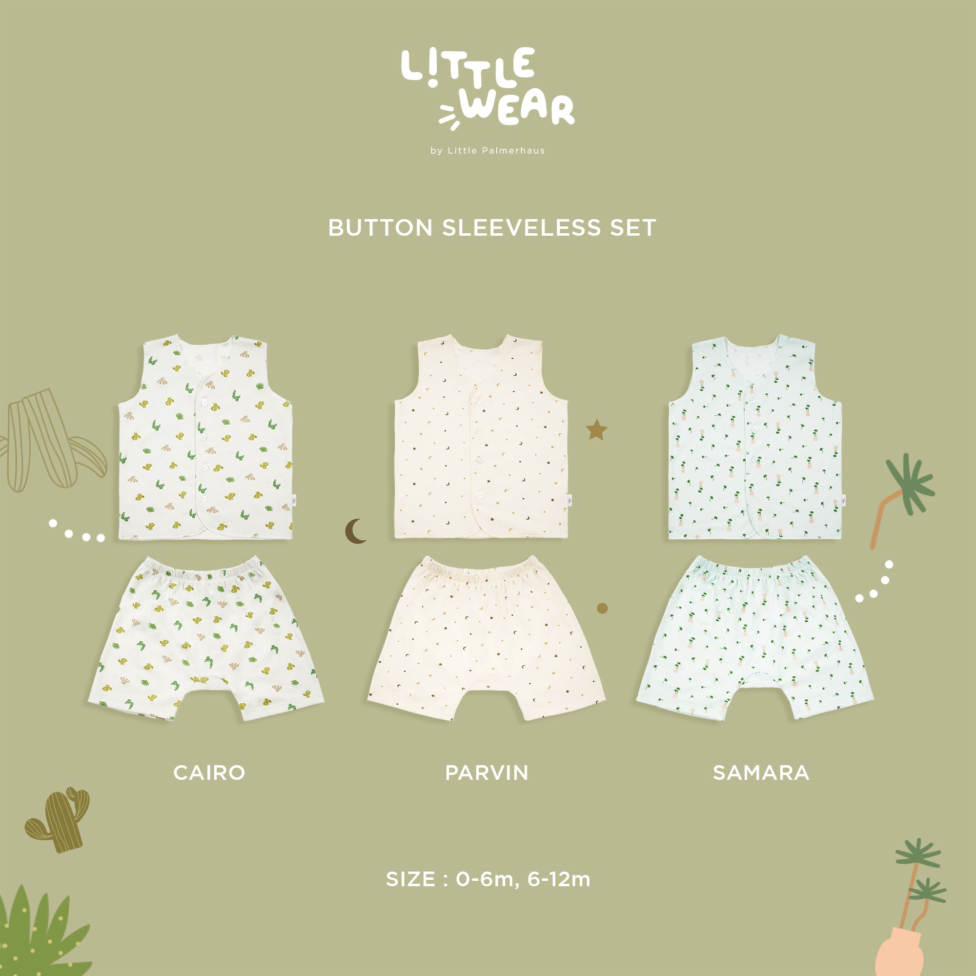 Little Wear Button Sleeveless Set 21.0