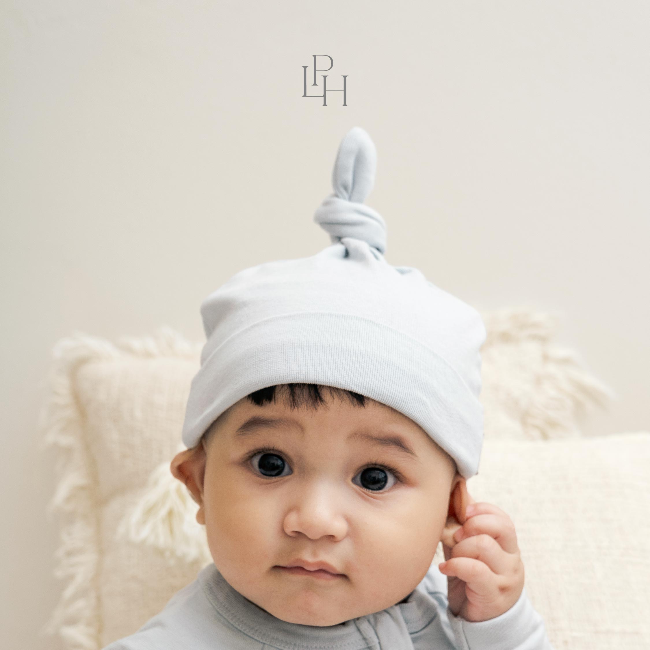 Top Knot Baby Hat