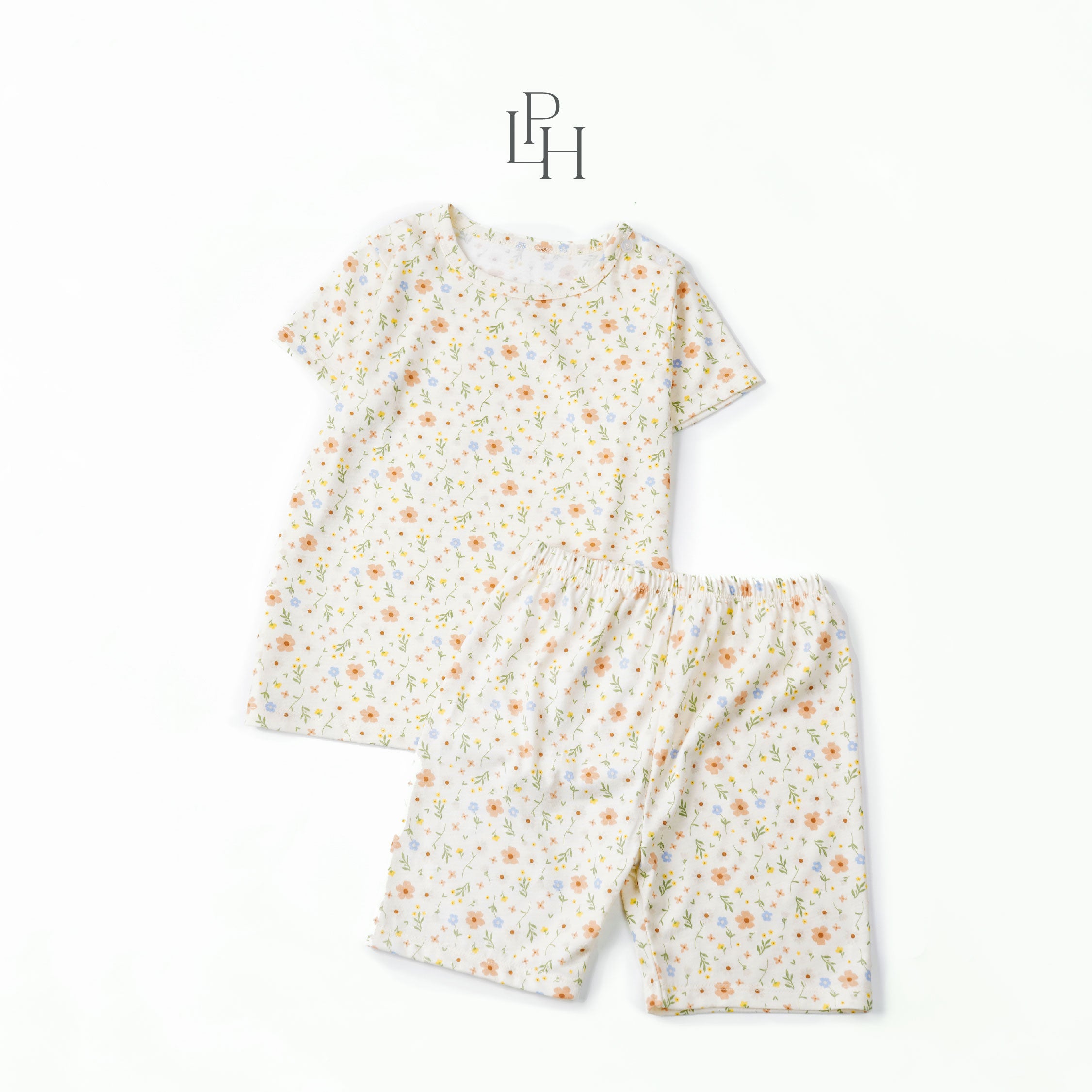 Little Wear Shoulder Button Short Set 29.0