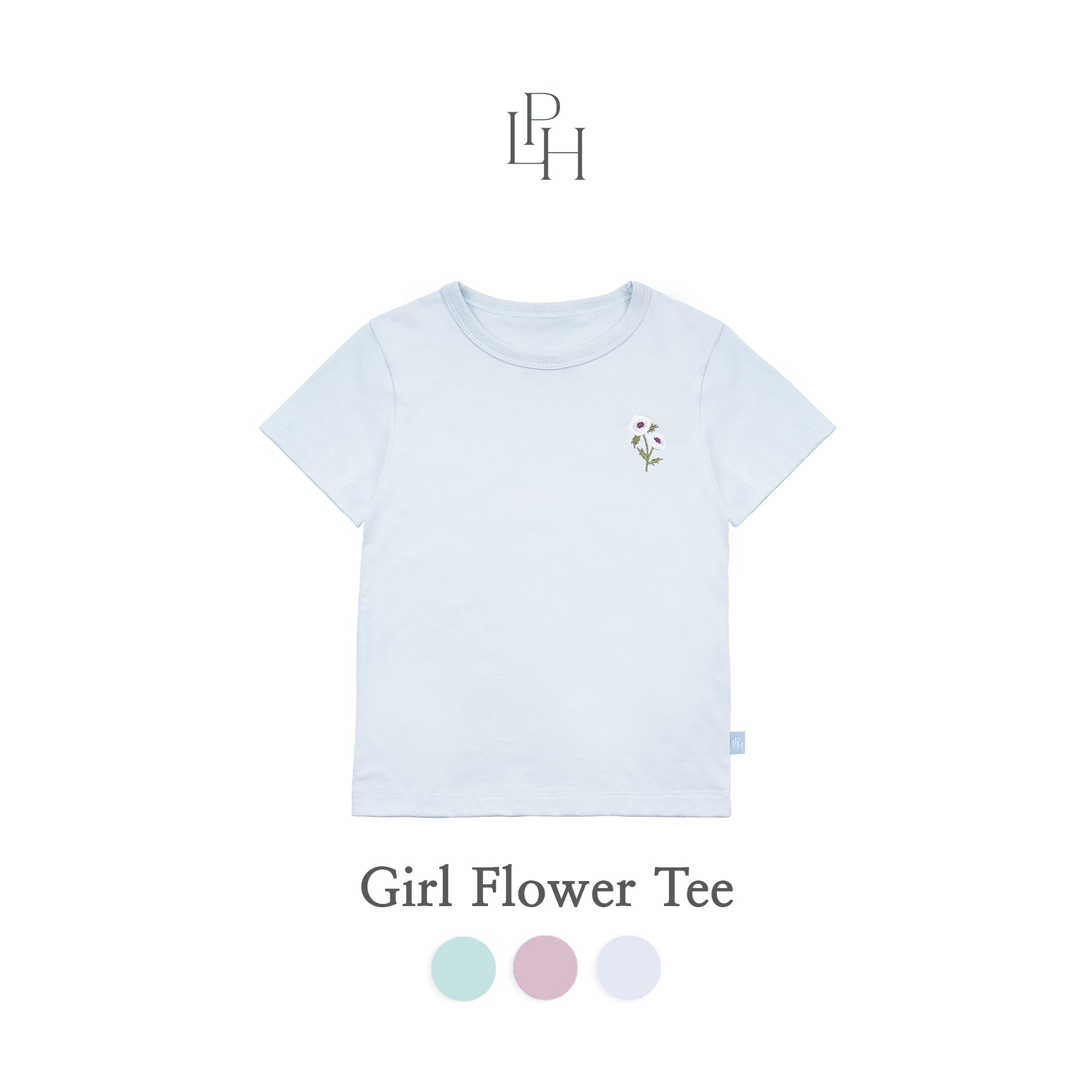 Girls Flower Tee