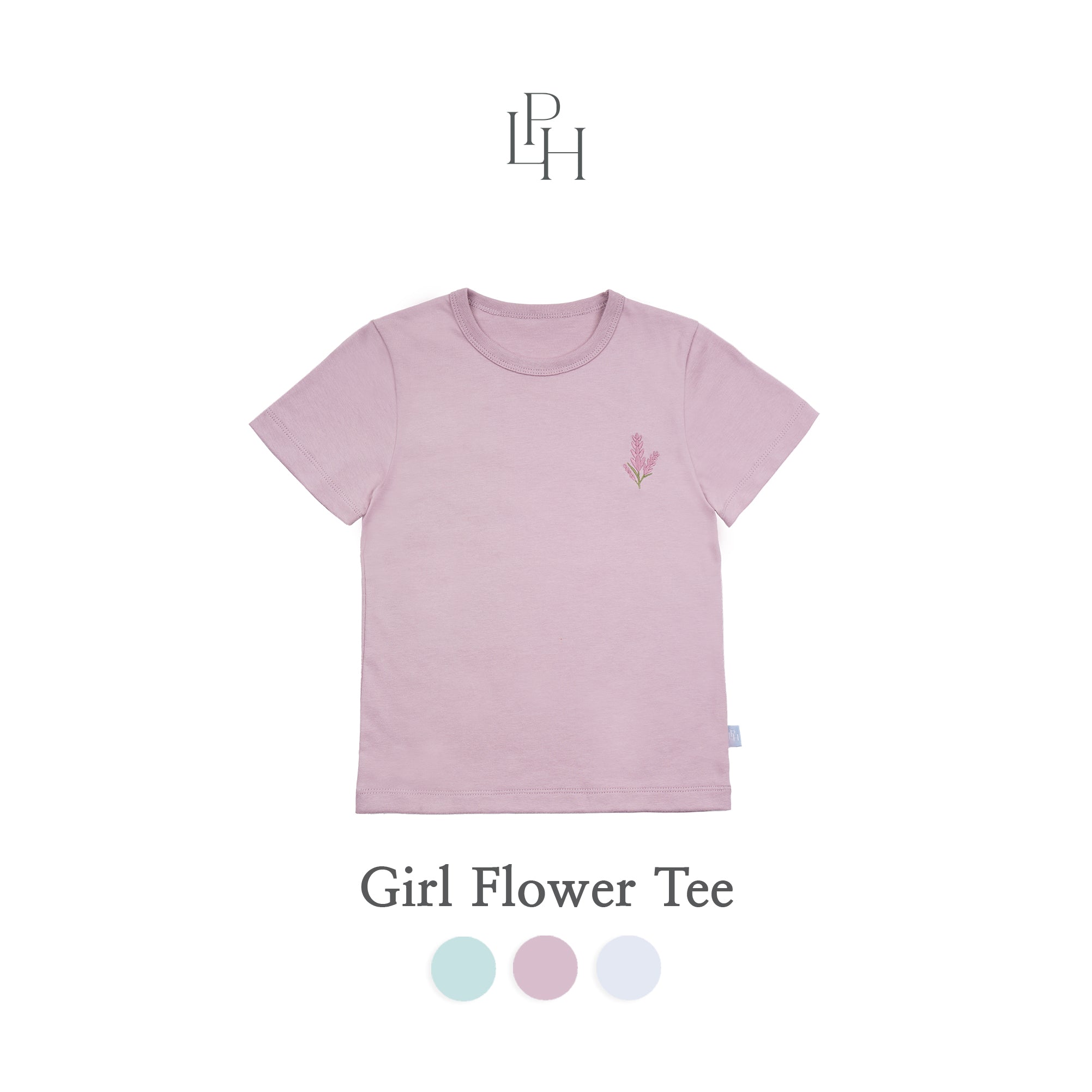 Girls Flower Tee