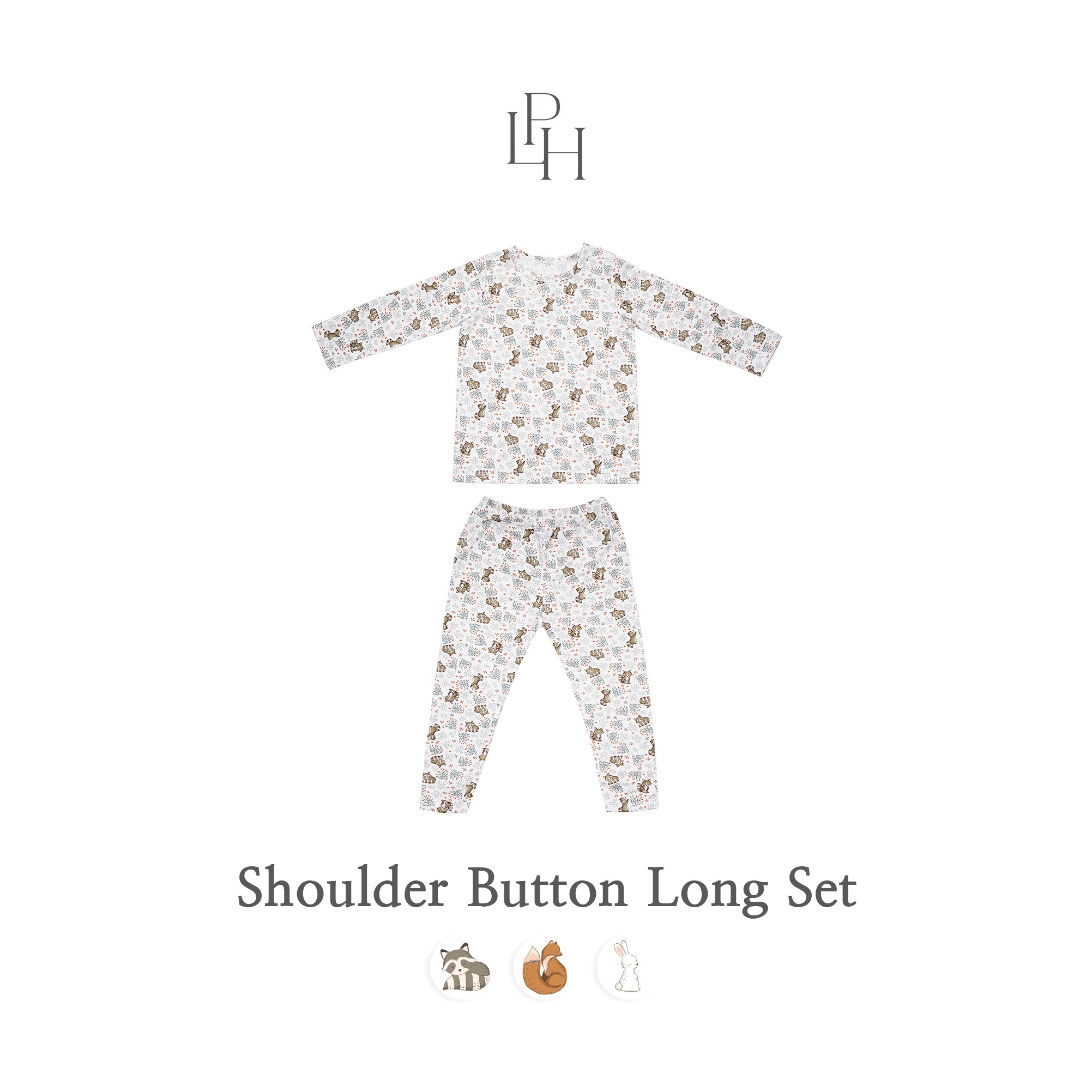 Little Wear Shoulder Button Long Set 27.0