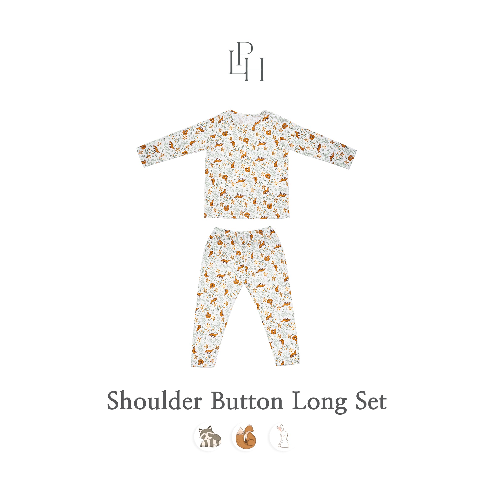 Little Wear Shoulder Button Long Set 27.0