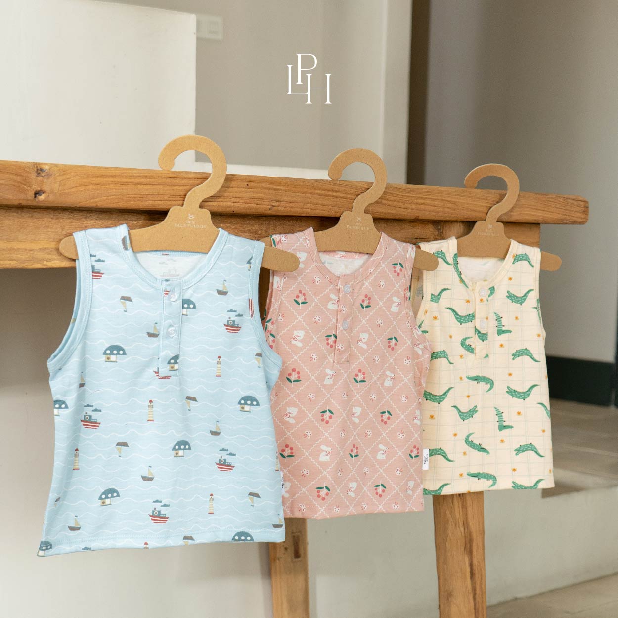 Little Wear 36.0 Henley Sleeveless Set