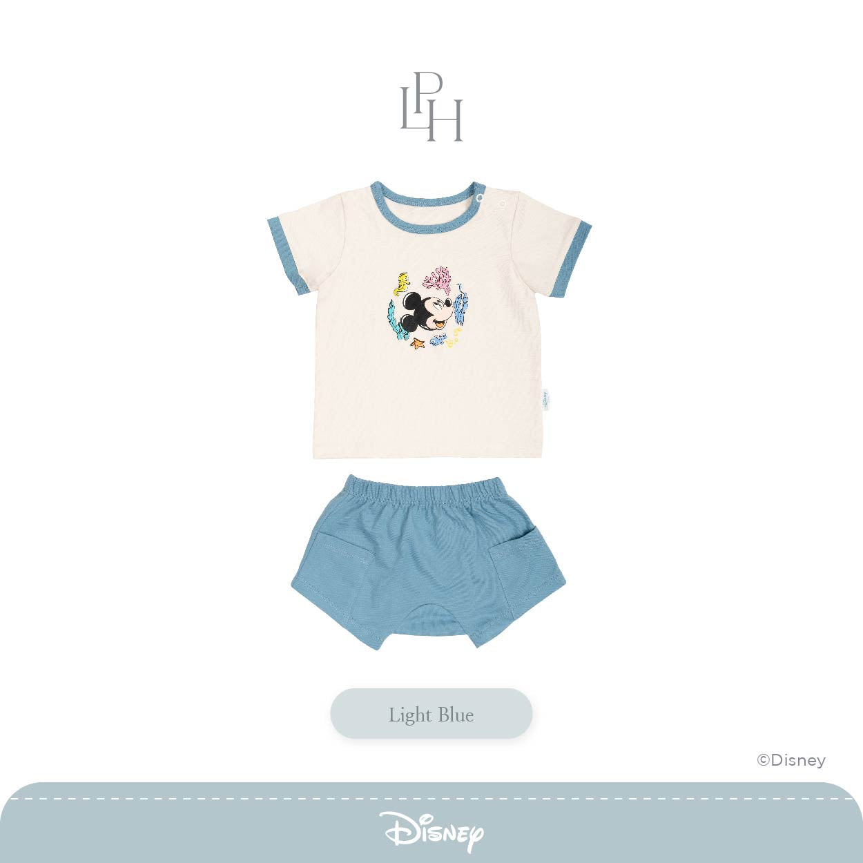 Disney Island Mickey Baby Attire Set