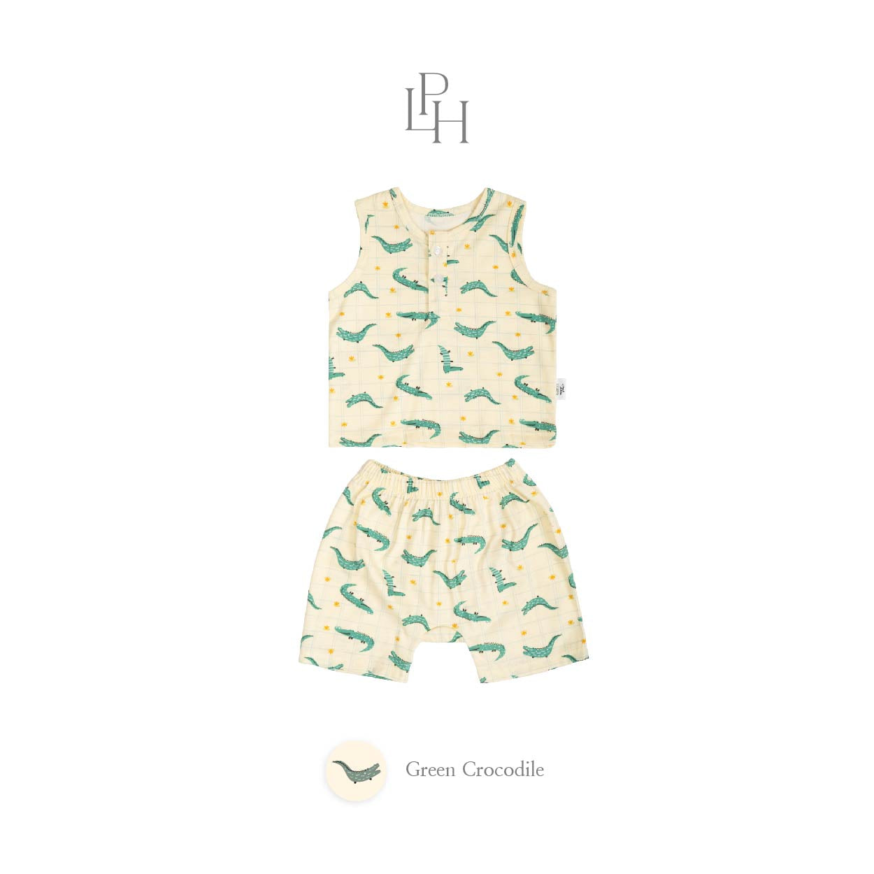 Little Wear 36.0 Henley Sleeveless Set