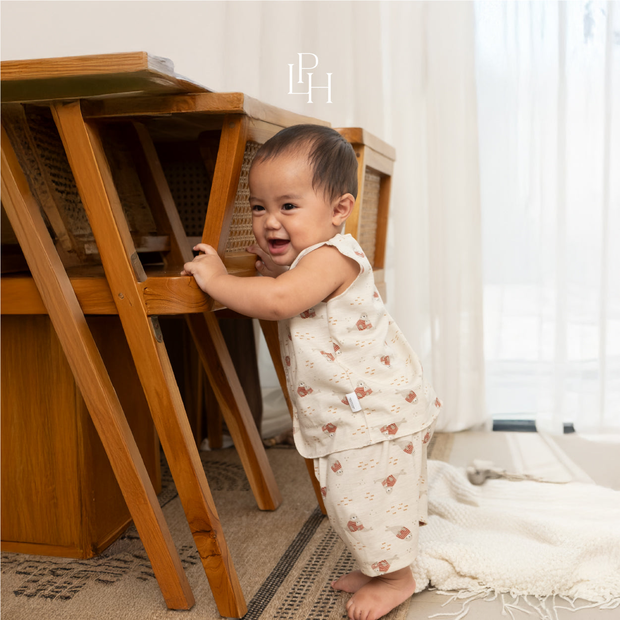 Little Wear Button Sleeveless Set 34.0