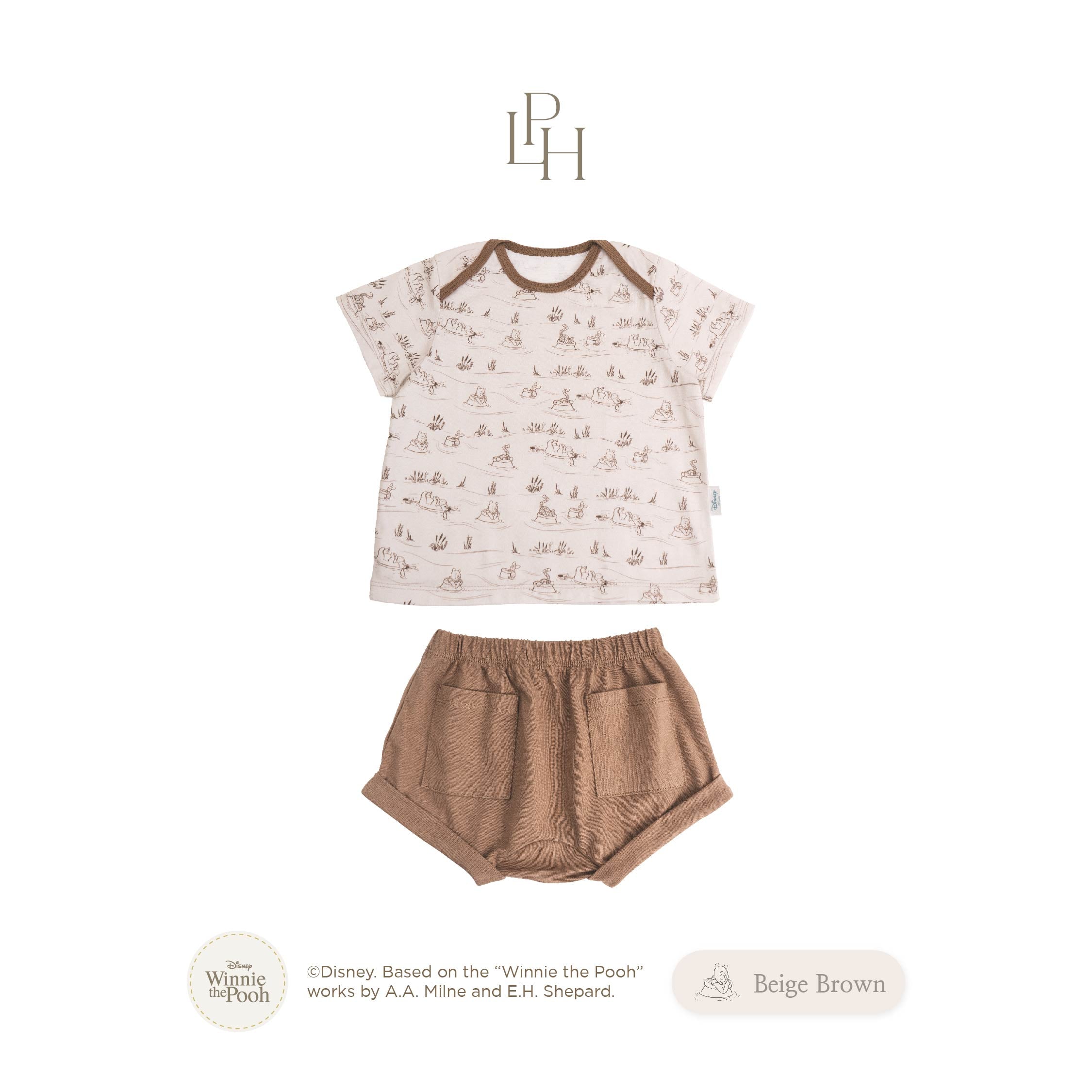 Disney's Winnie The Pooh Baby Boy Attire Set