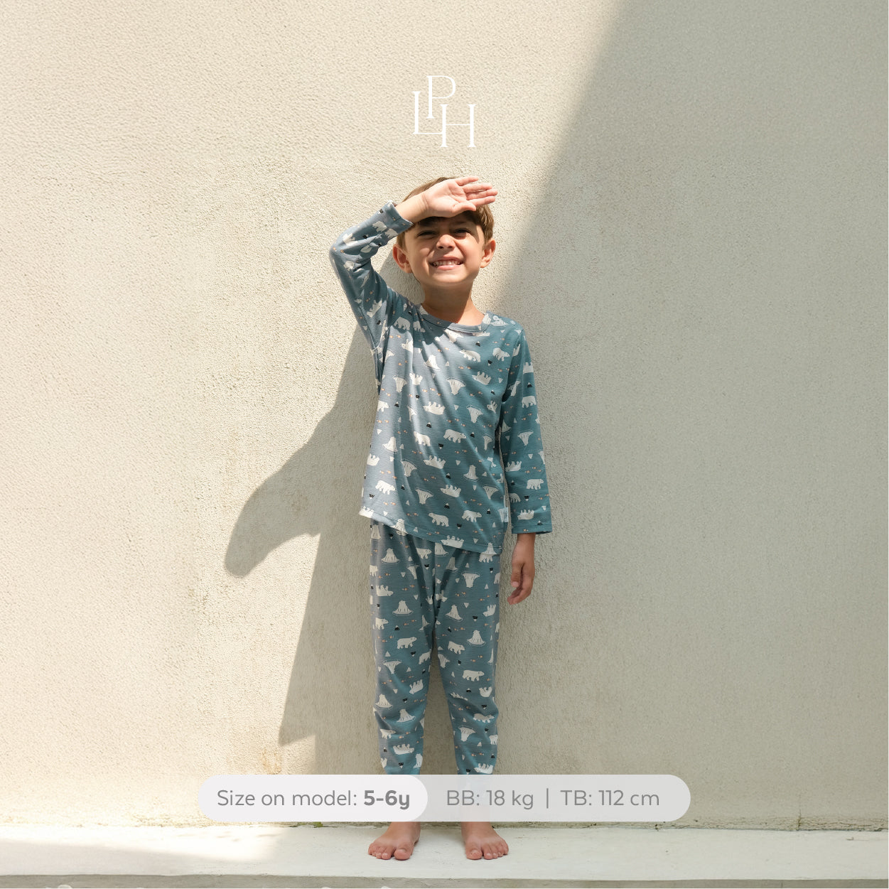 Little Wear Shoulder Button Long Set 34.0