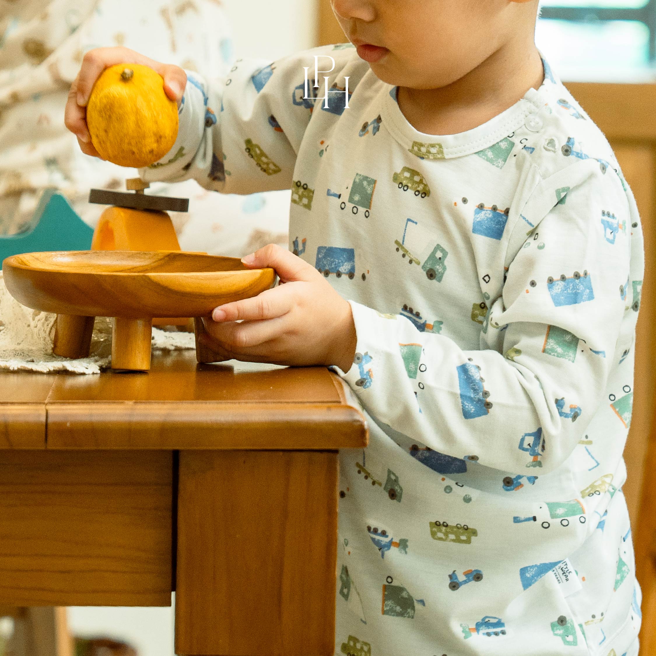 Little Wear Shoulder Button Long Set 31.0