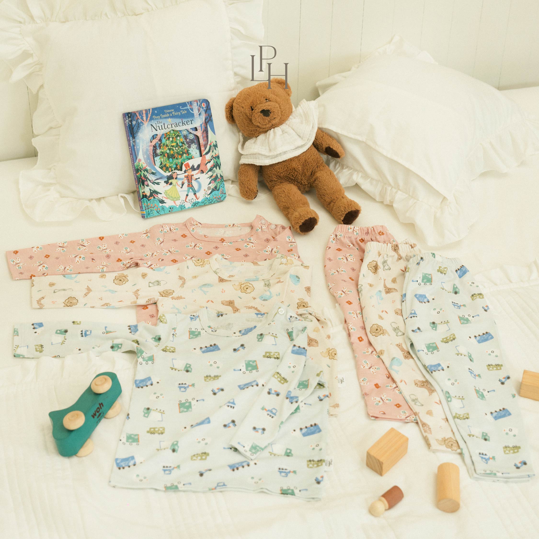 Little Wear Shoulder Button Long Set 31.0