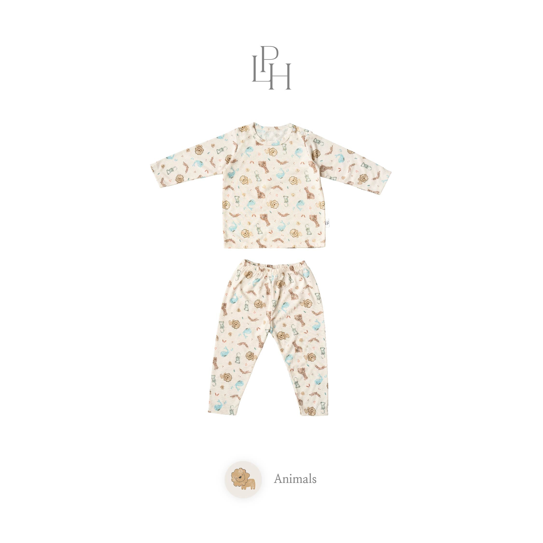 Little Wear Shoulder Button Long Set 31.0