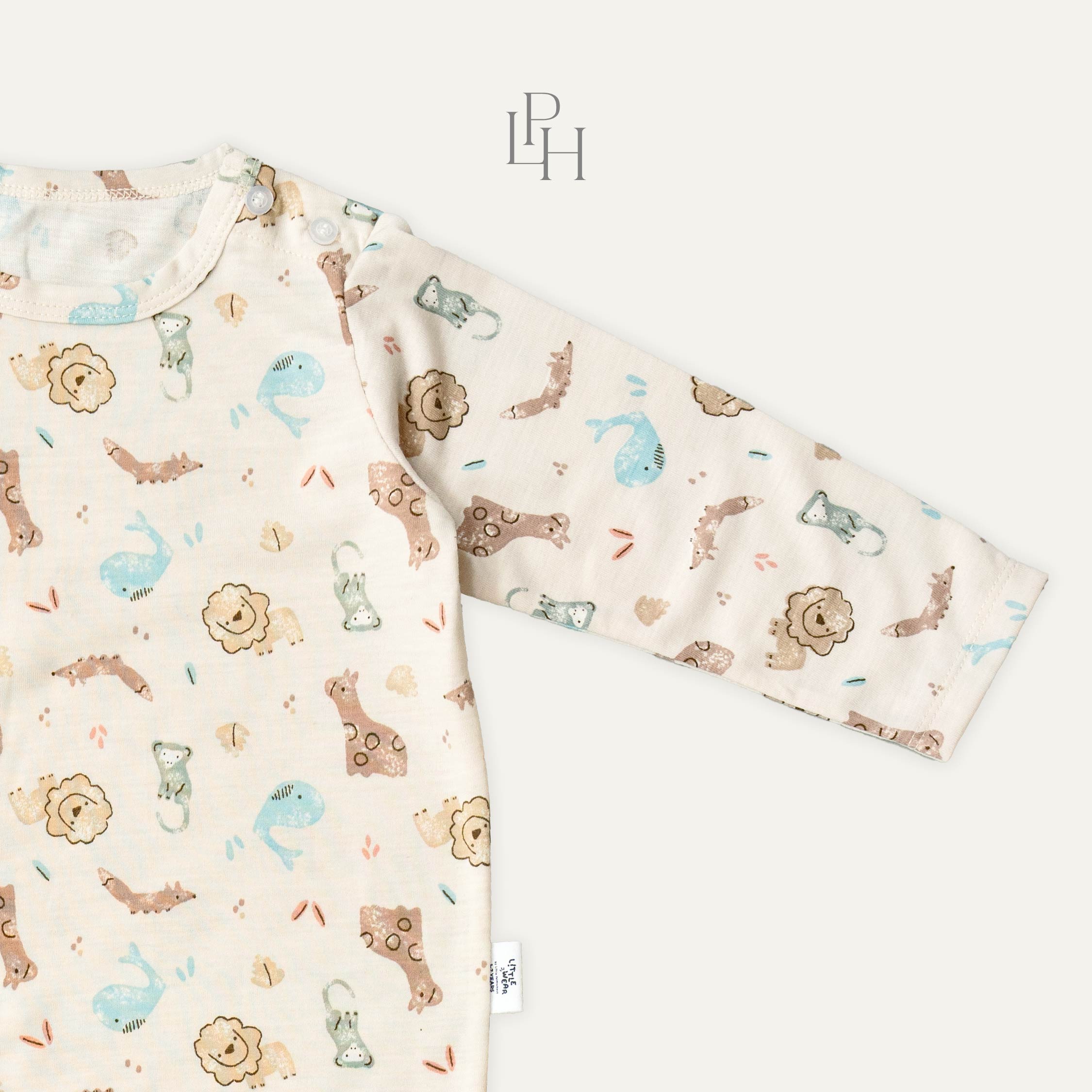 Little Wear Shoulder Button Long Set 31.0