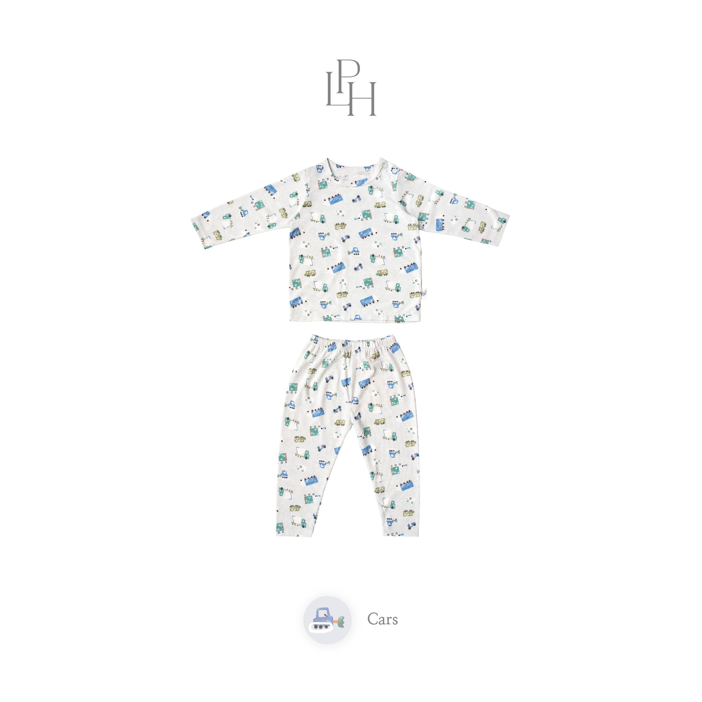 Little Wear Shoulder Button Long Set 31.0