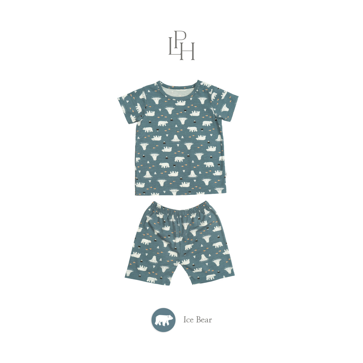 Little Wear Shoulder Button Short Set 34.0