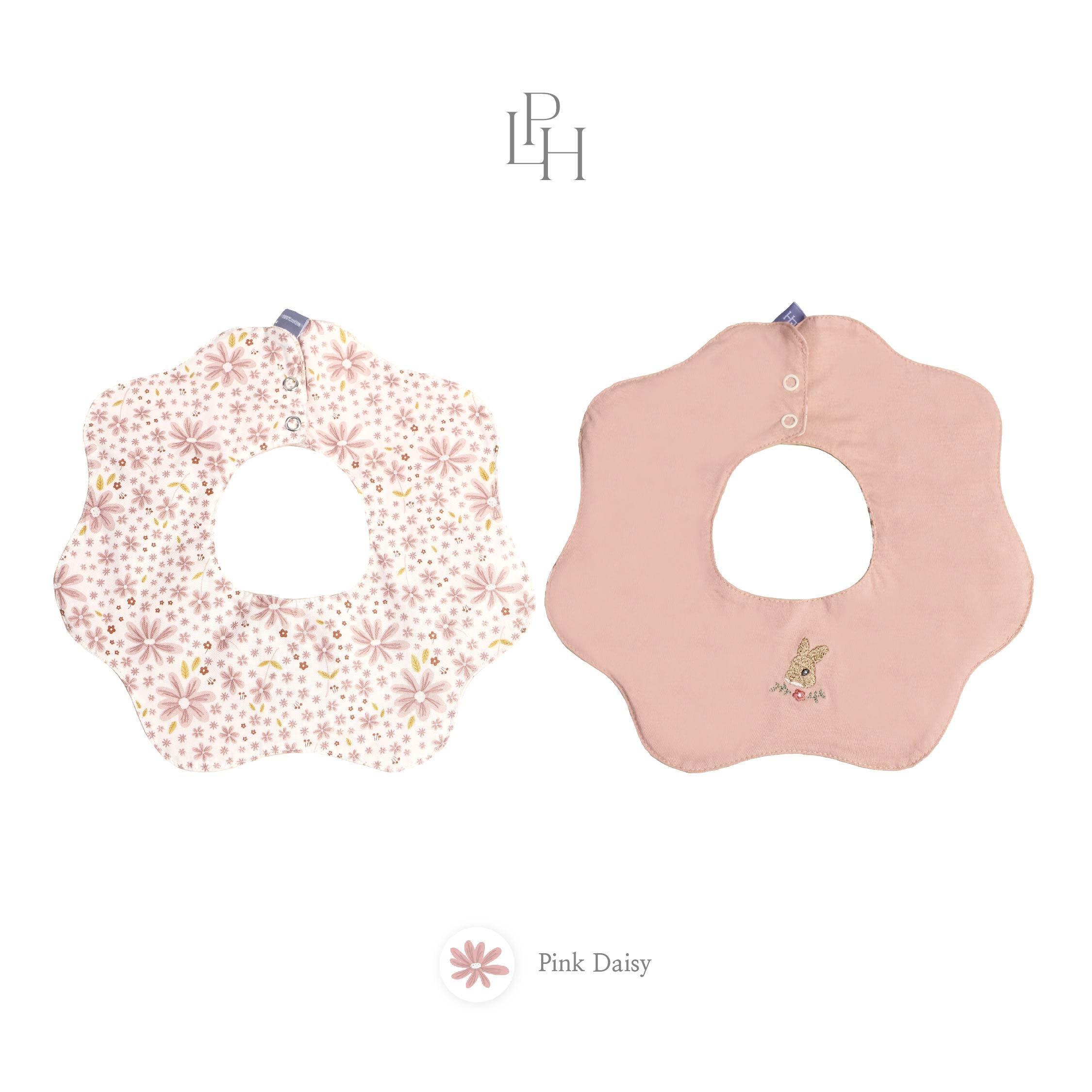 Reversible Scallop Bib