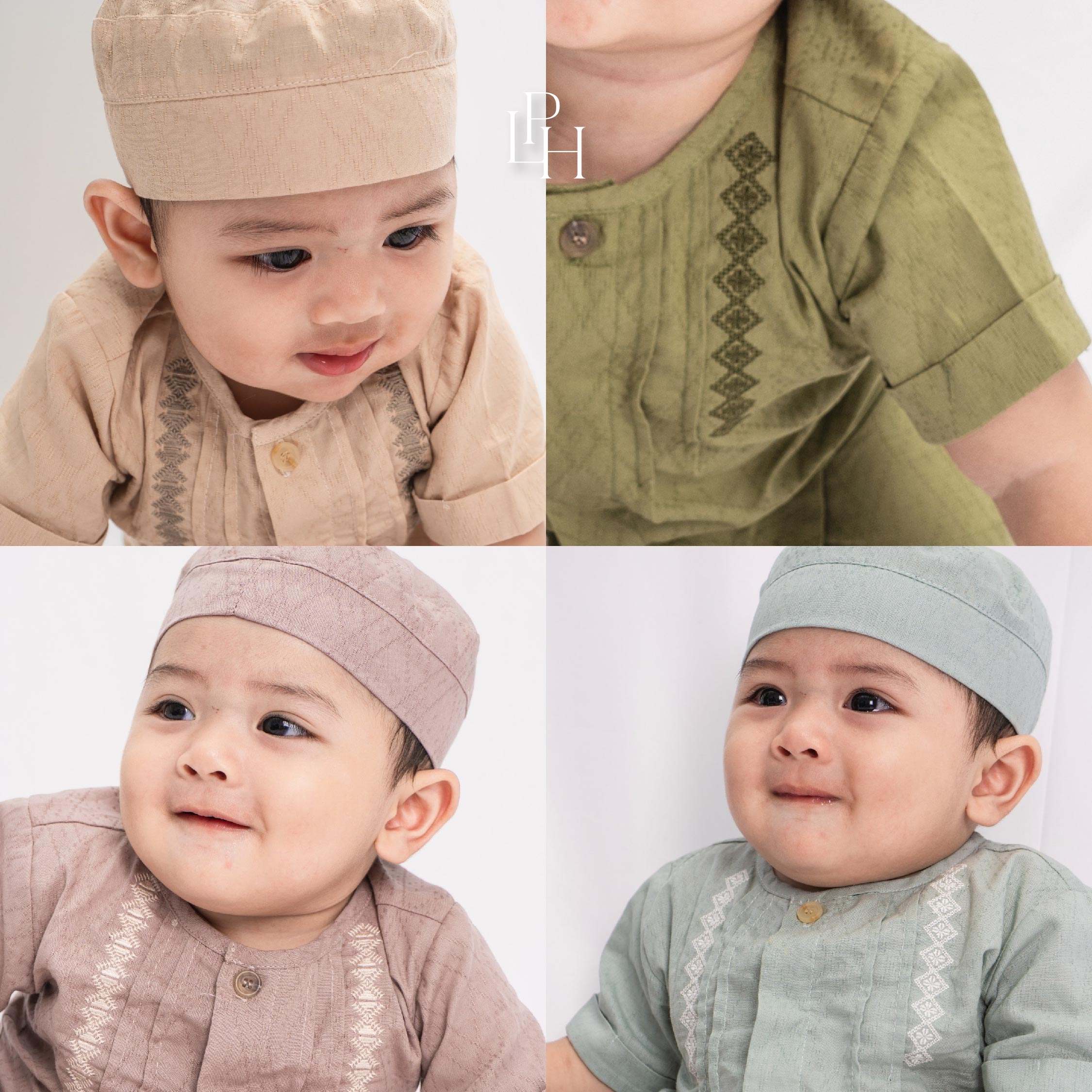 Aidan Baby Boy Set + Peci