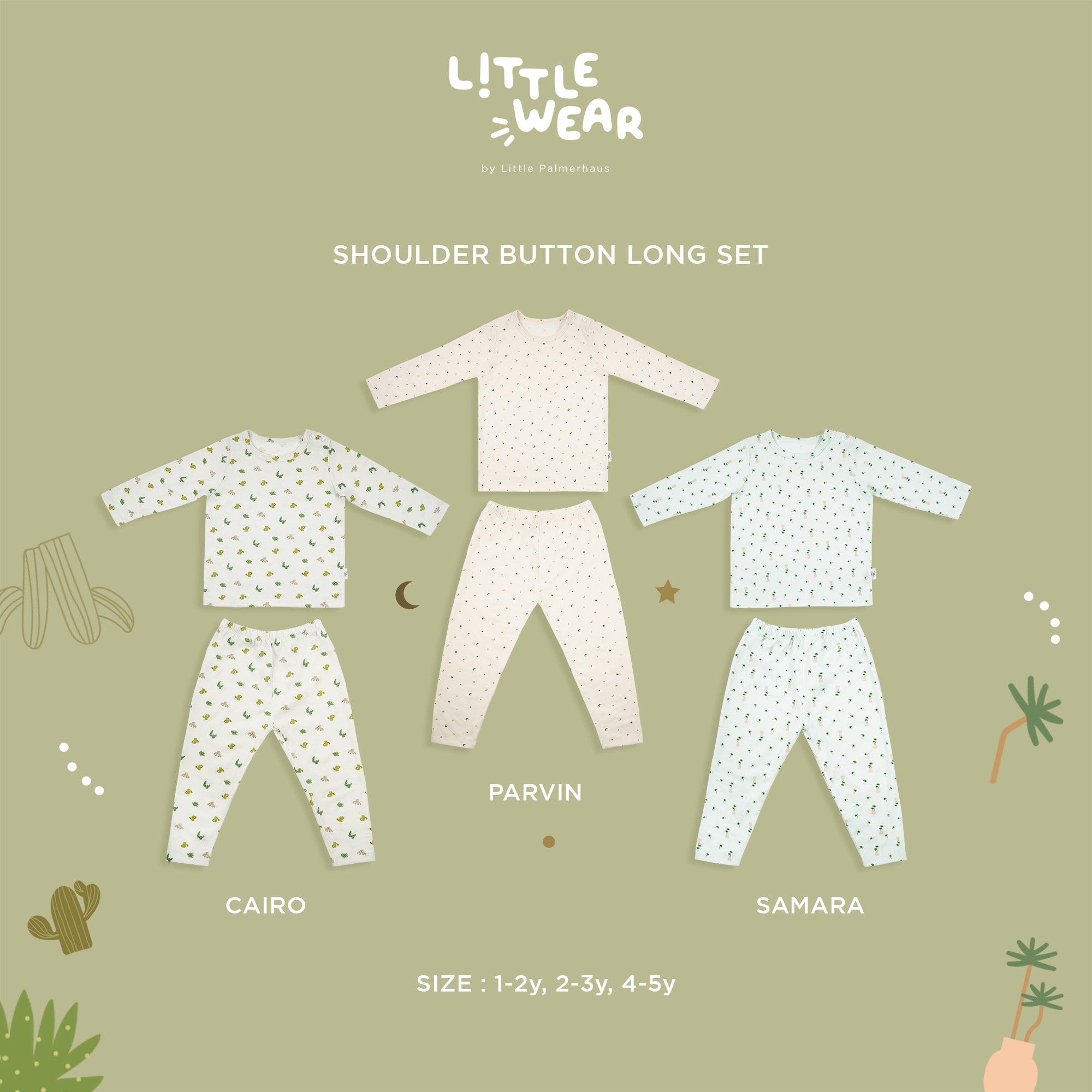 Little Wear Shoulder Button Long Set 21.0