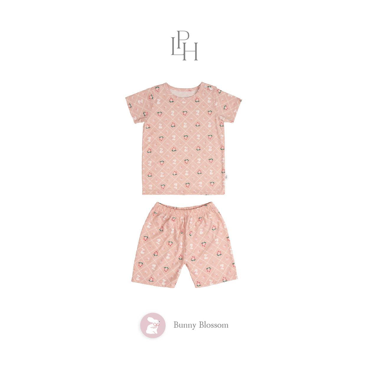 Little Wear Shoulder Button Short Set 36.0