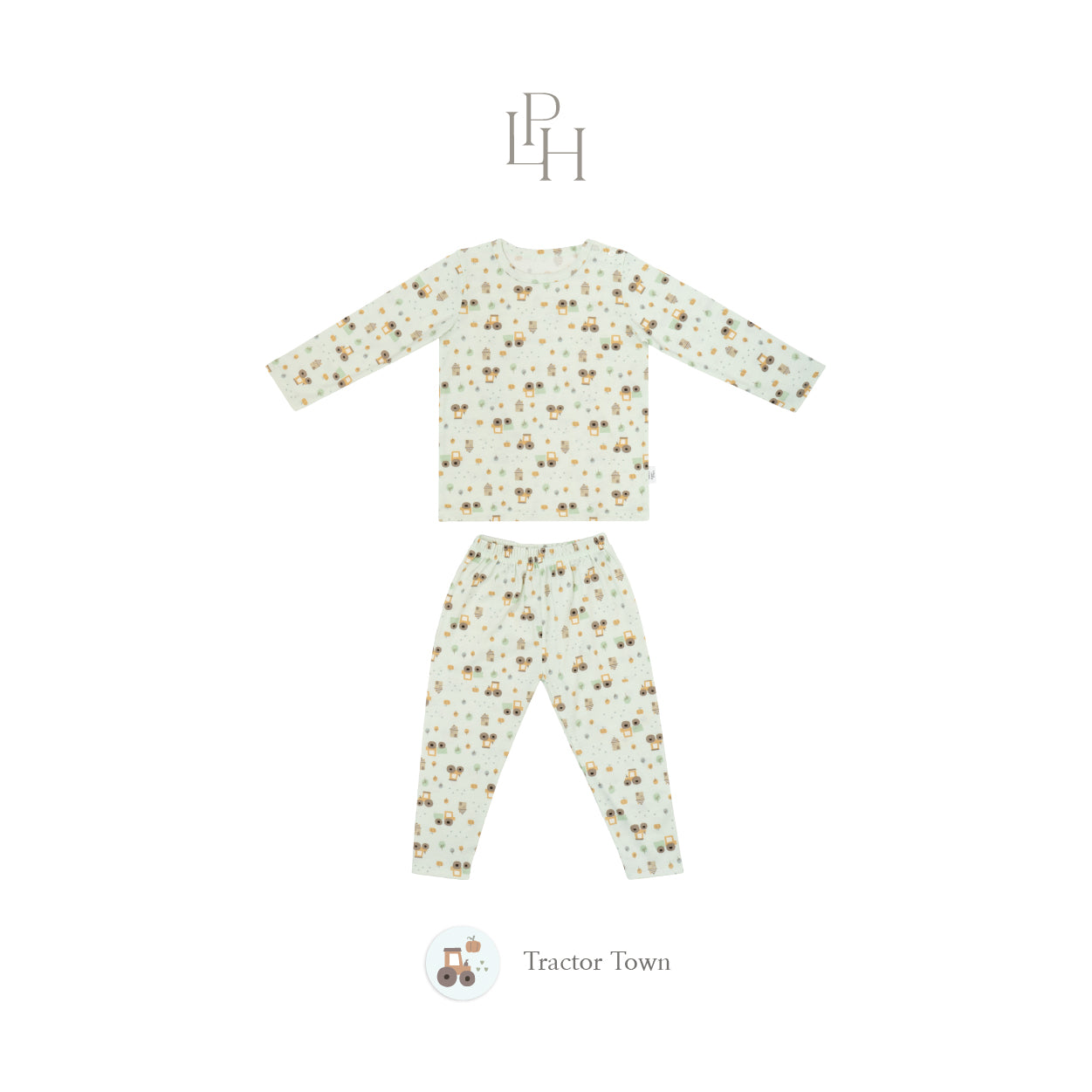 Little Wear Shoulder Button Long Set 40.0