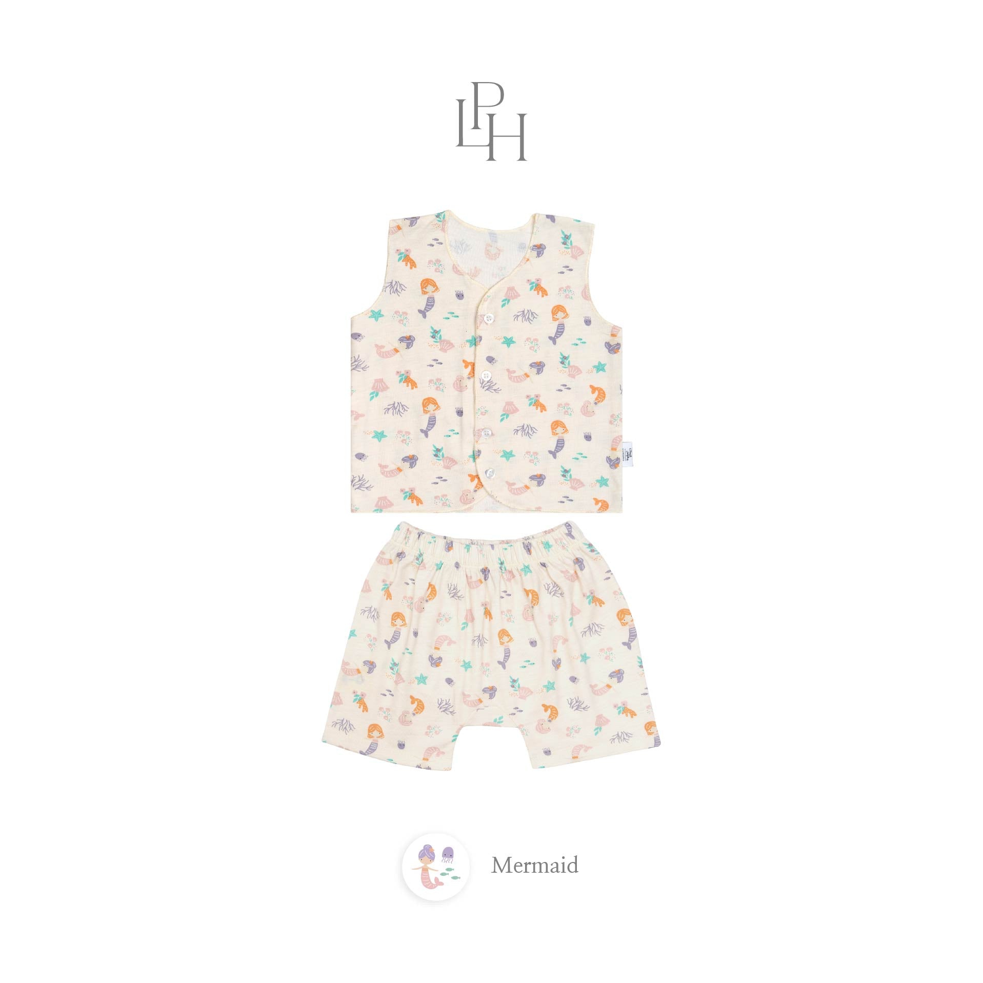 Little Wear Button Sleeveless Set 39.0