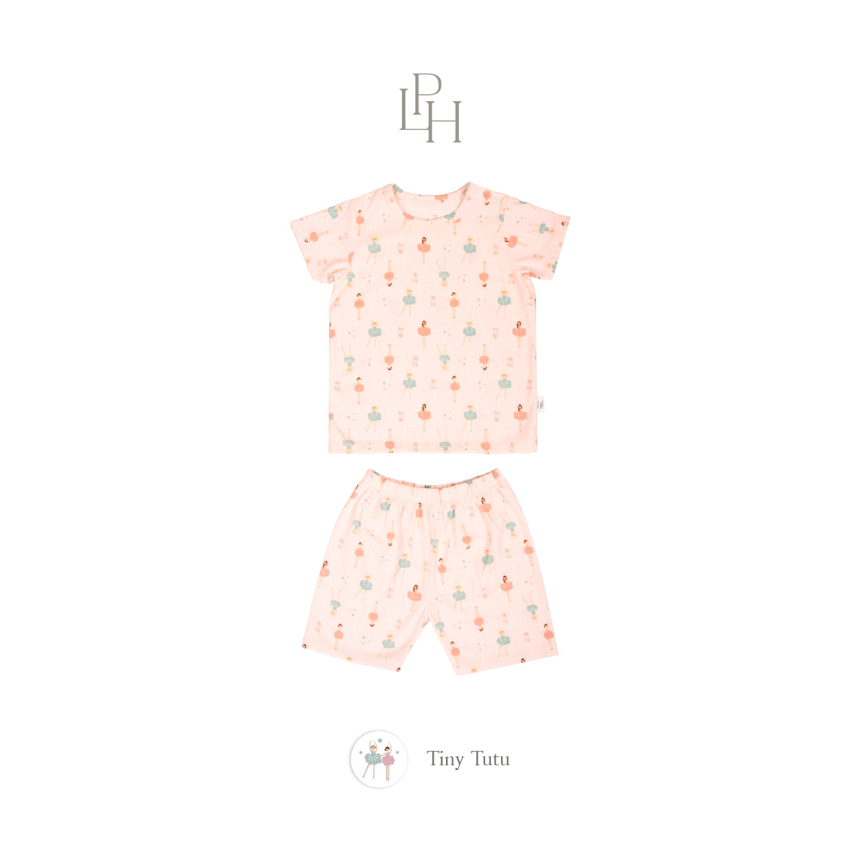 Little Wear Shoulder Button short set 35.0