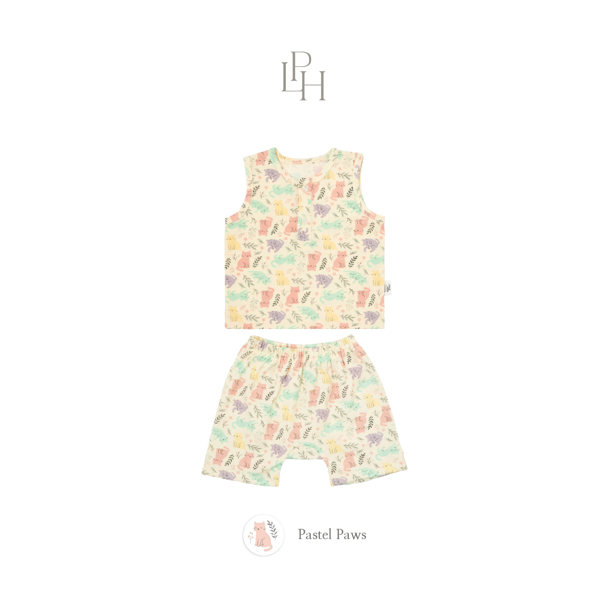 Little Wear Henley Sleeveless Set 40.0