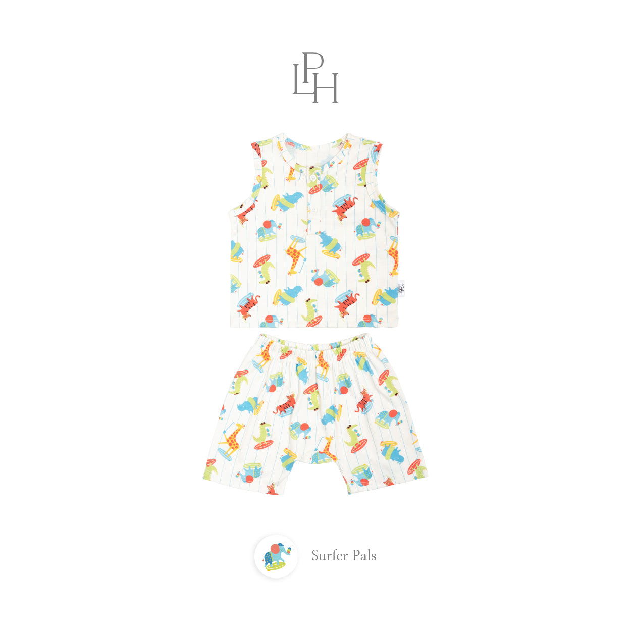 Little Wear Henley Sleeveless Set 41.0