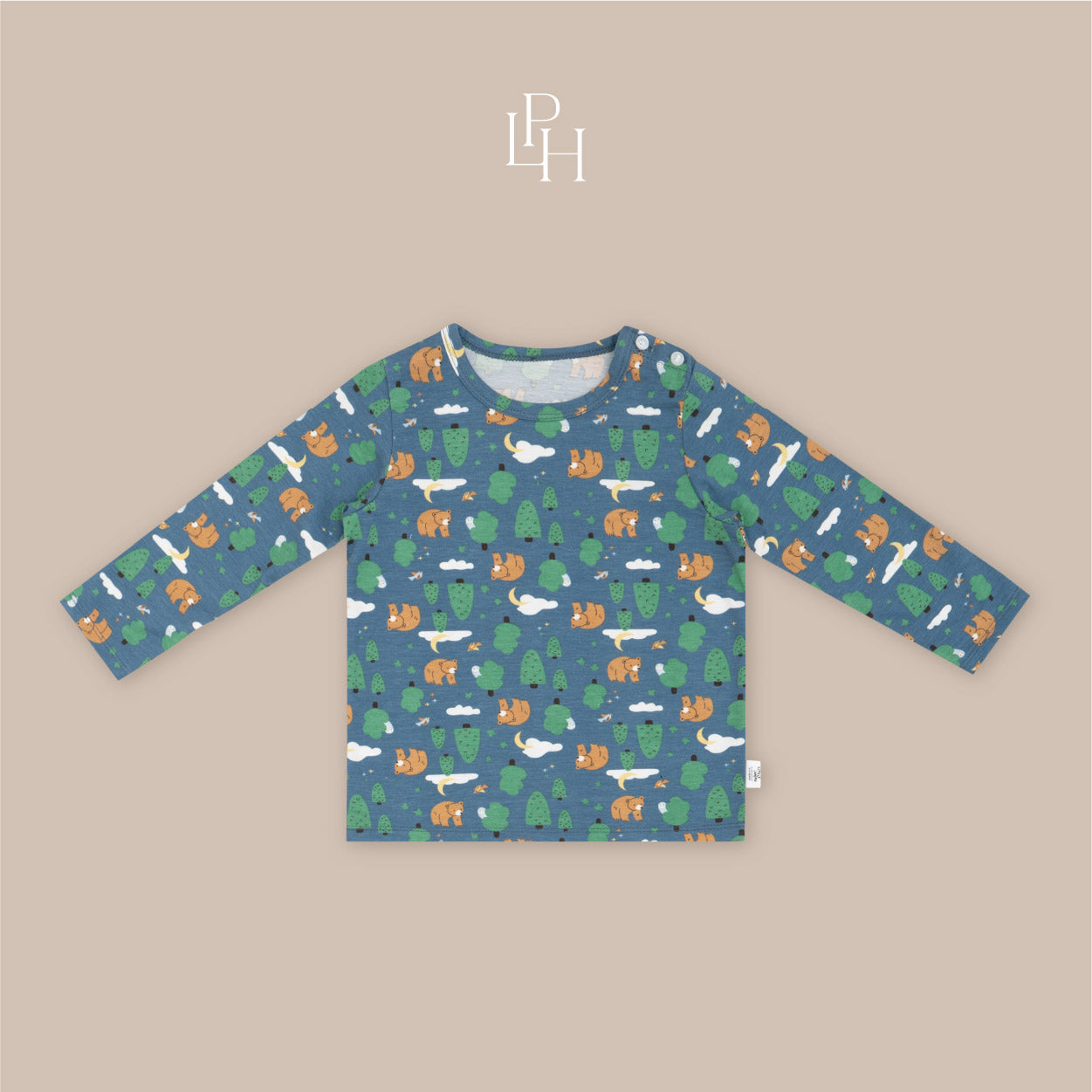Little Wear Shoulder Button Long Set 42.0
