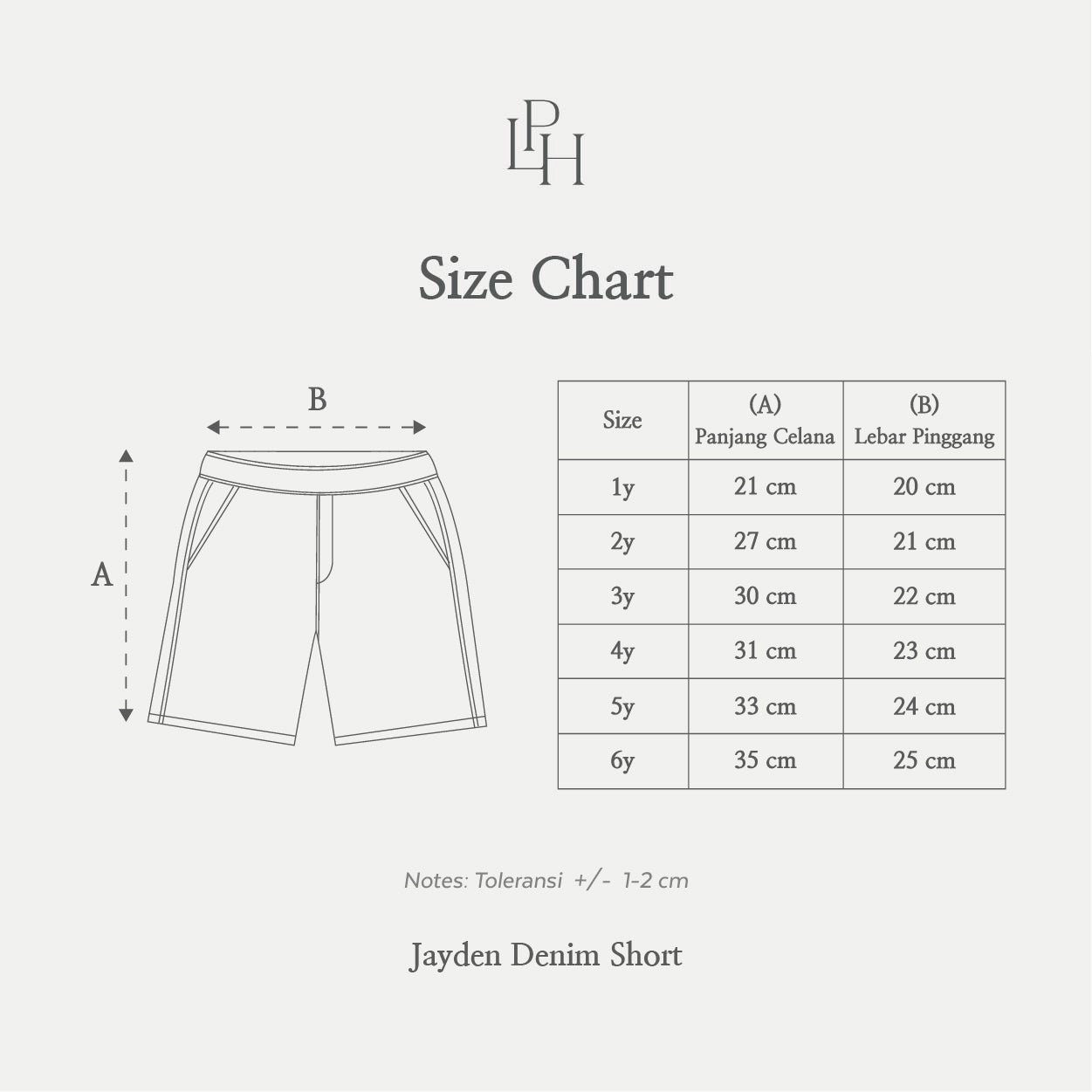 Jayden Denim Short