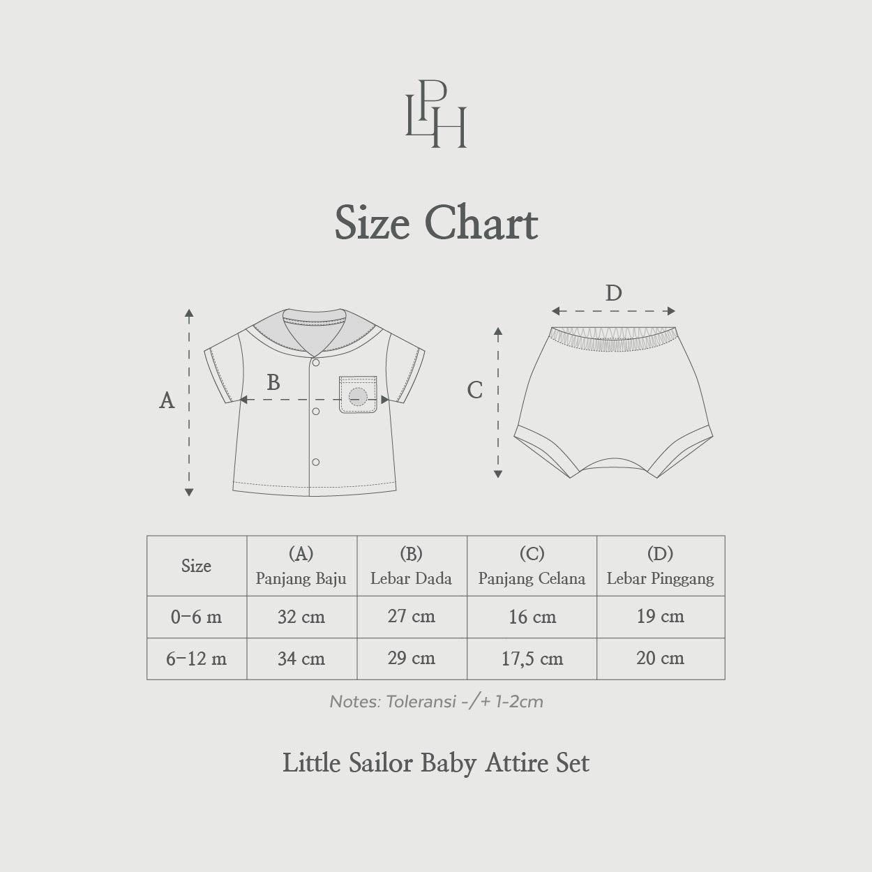 Little Sailor Baby Attire Set