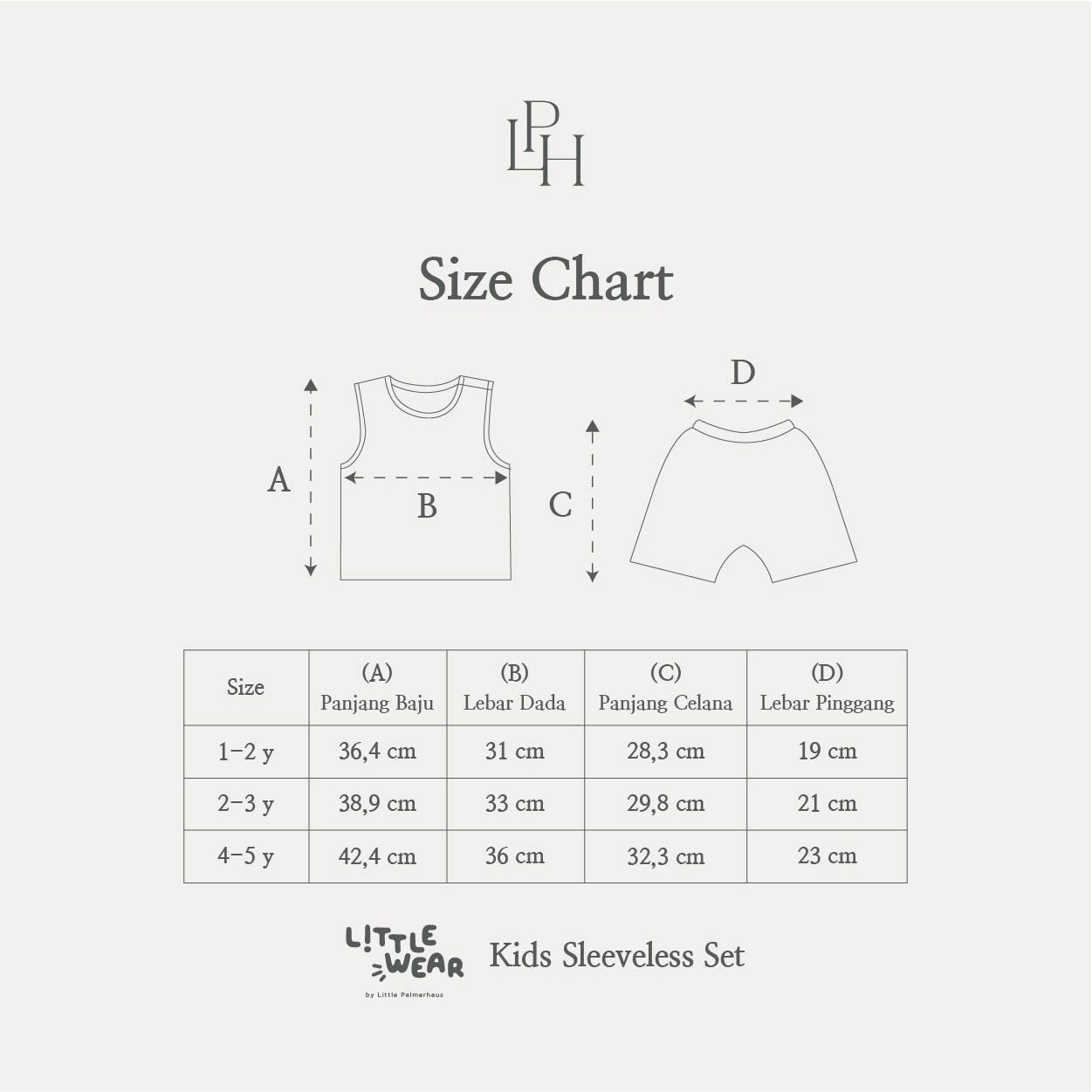 Little Wear Kids Sleeveless Set 35.0