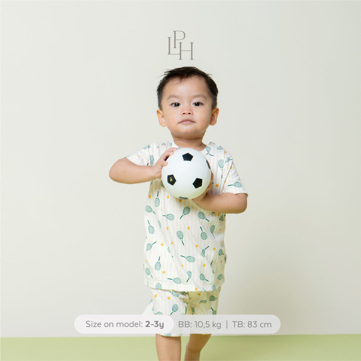 Little Wear Shoulder Button short set 35.0