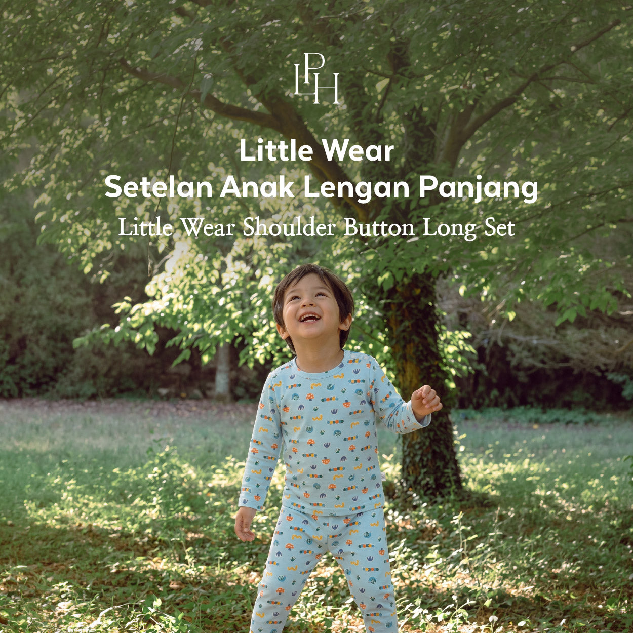 Little Wear Shoulder Button Long Set 43.0