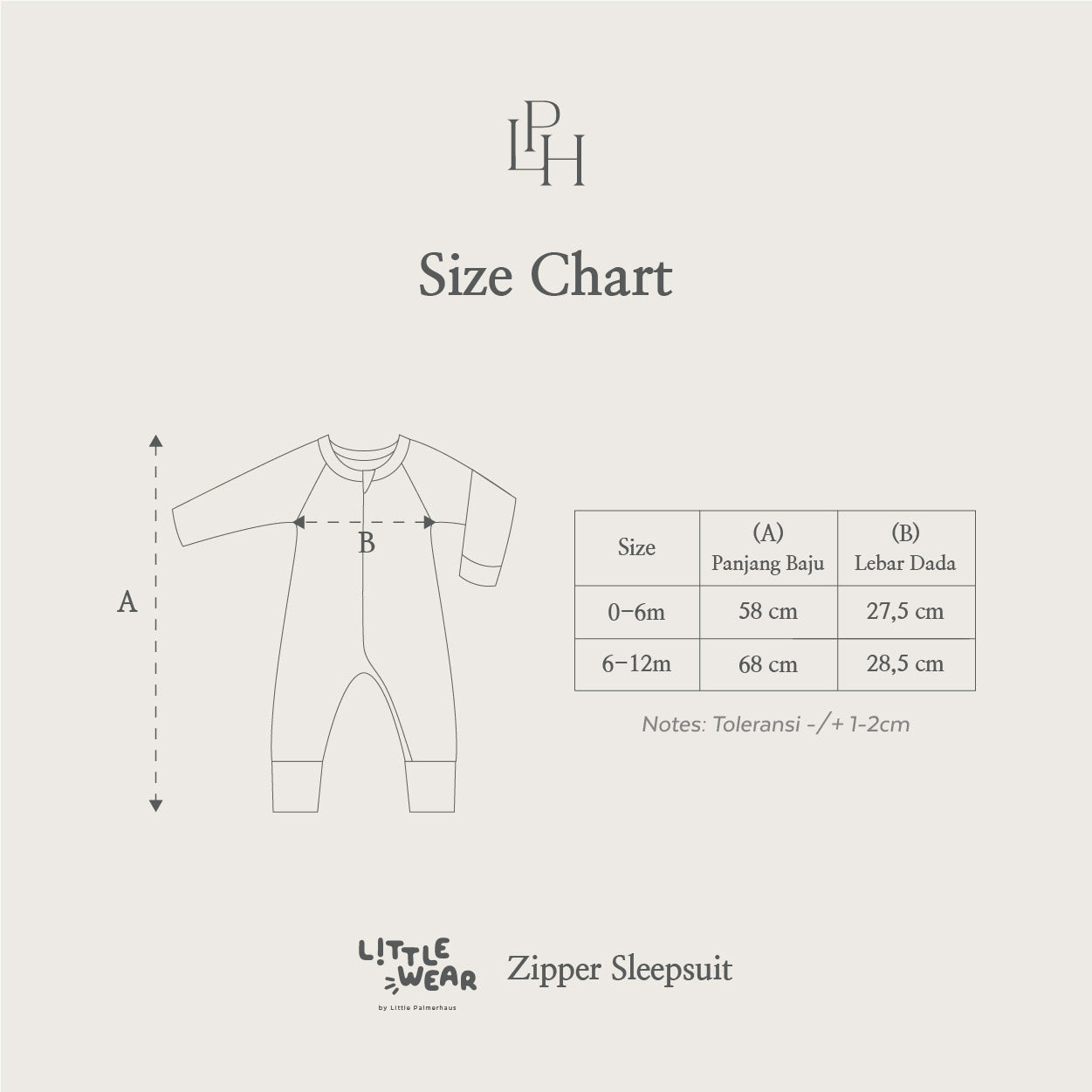 Little Wear Zipper Sleepsuit 42.0