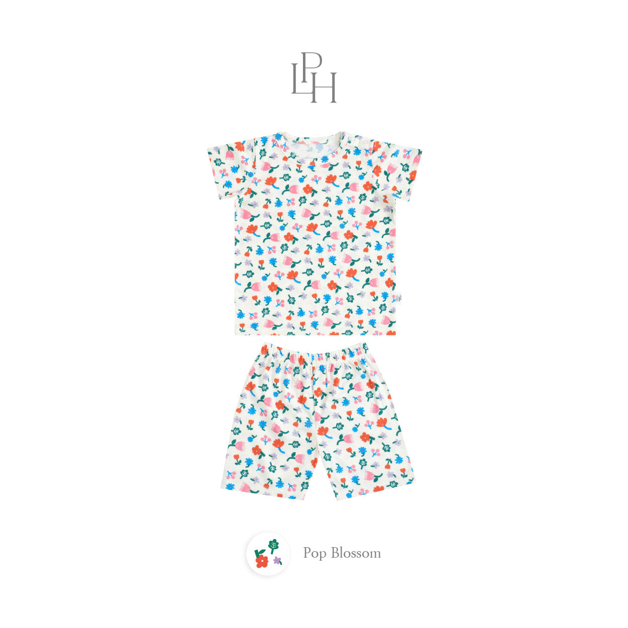 Little Wear Shoulder Button Short Set 43.0
