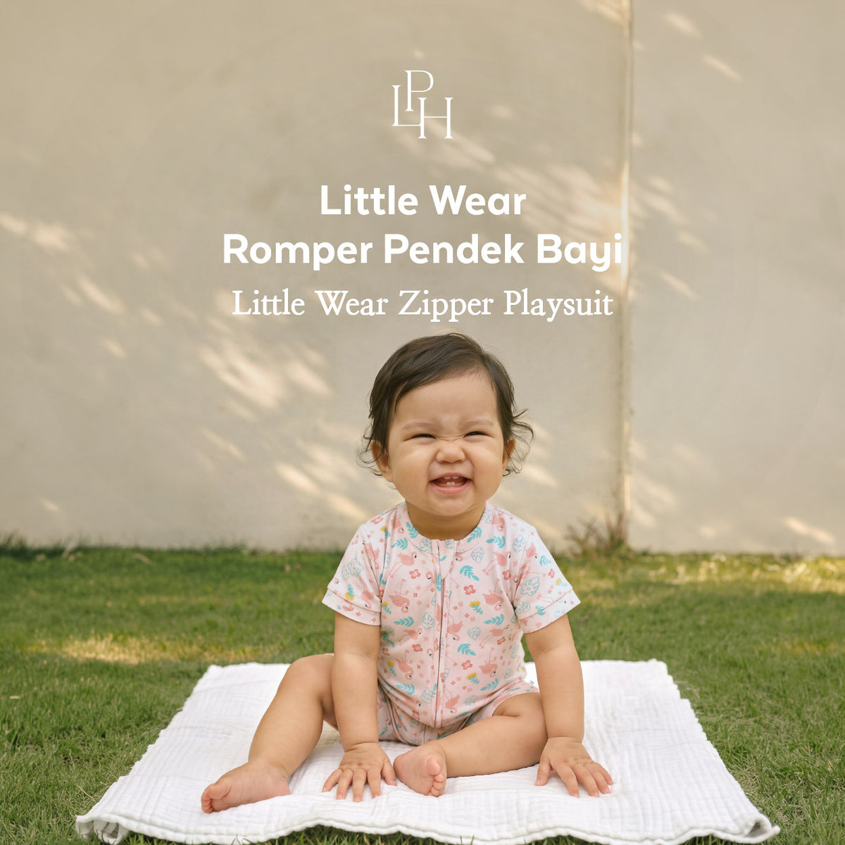 Little Wear Zipper Playsuit 45.0