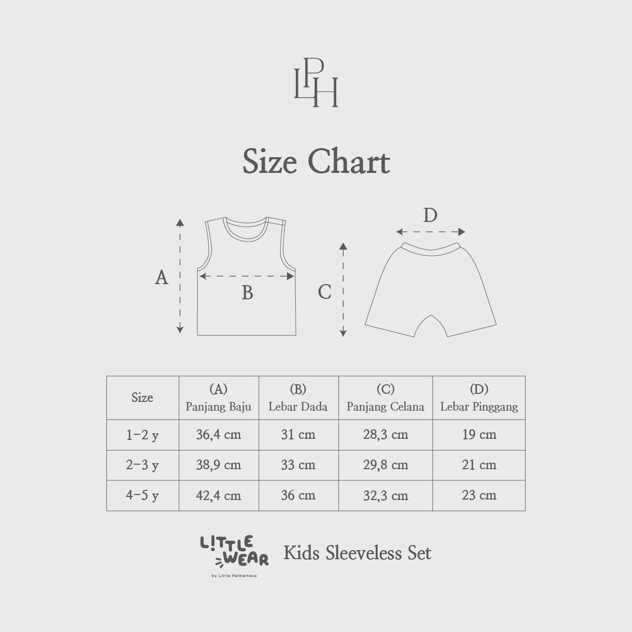 Little Wear 36.0 Kids Sleeveless Set
