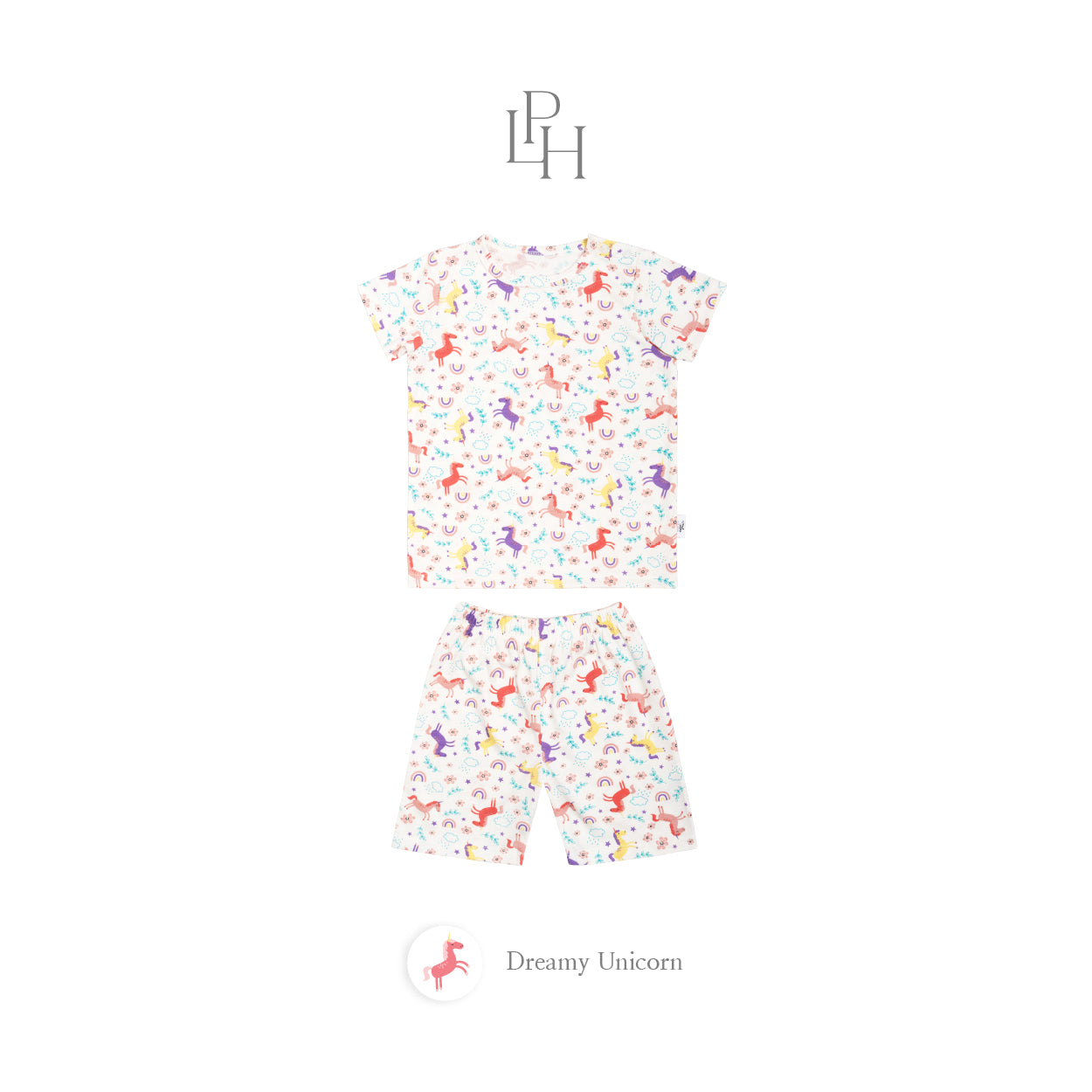 Little Wear Shoulder Button Short Set 41.0