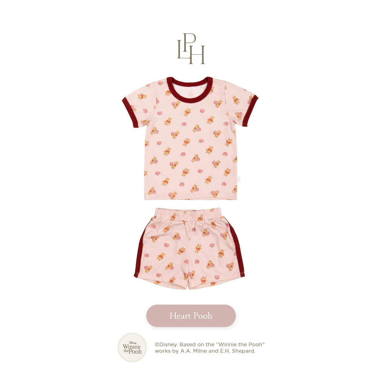 Disney Pooh Sweet Things Short Pajamas