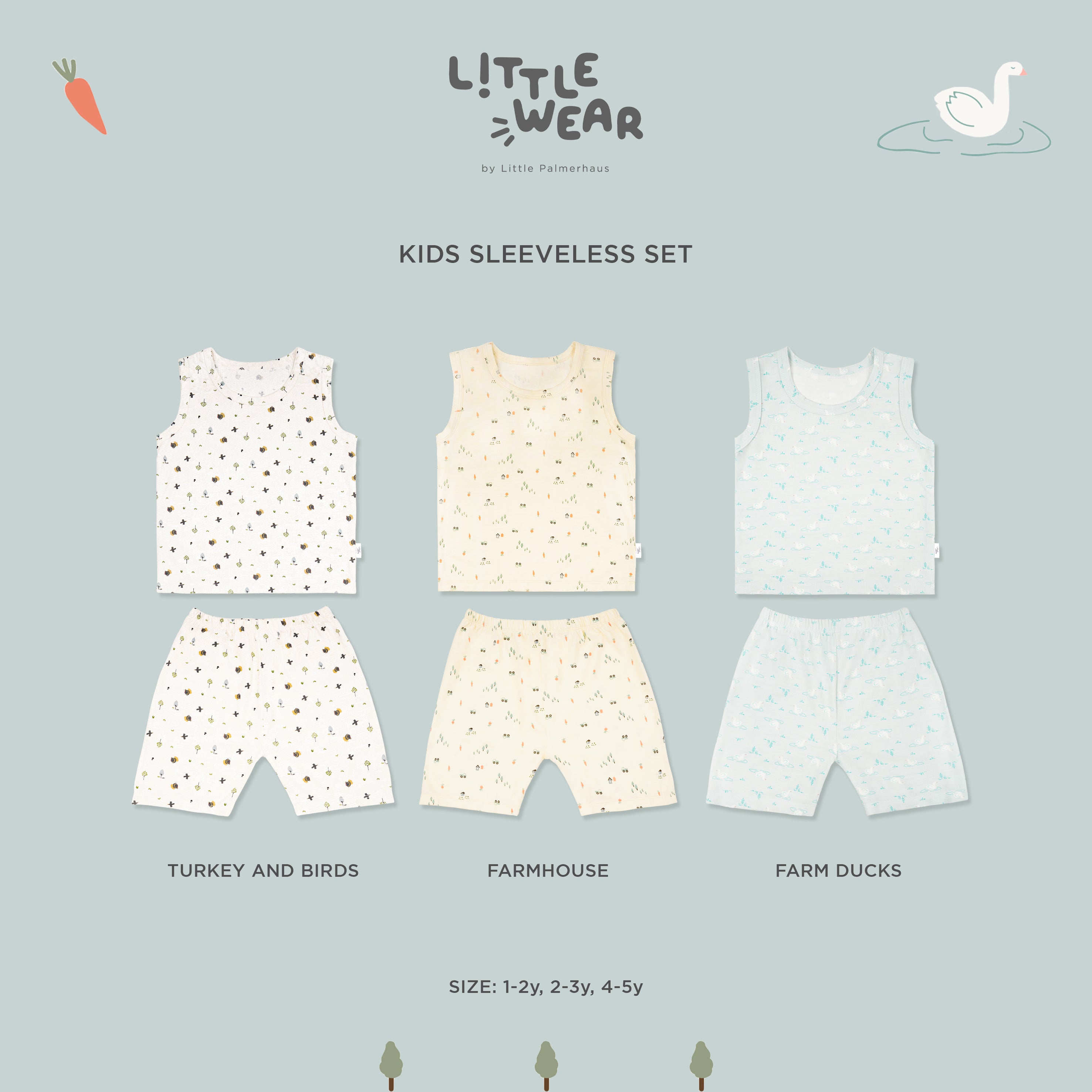 Little Wear Kids Sleeveless Set 22.0